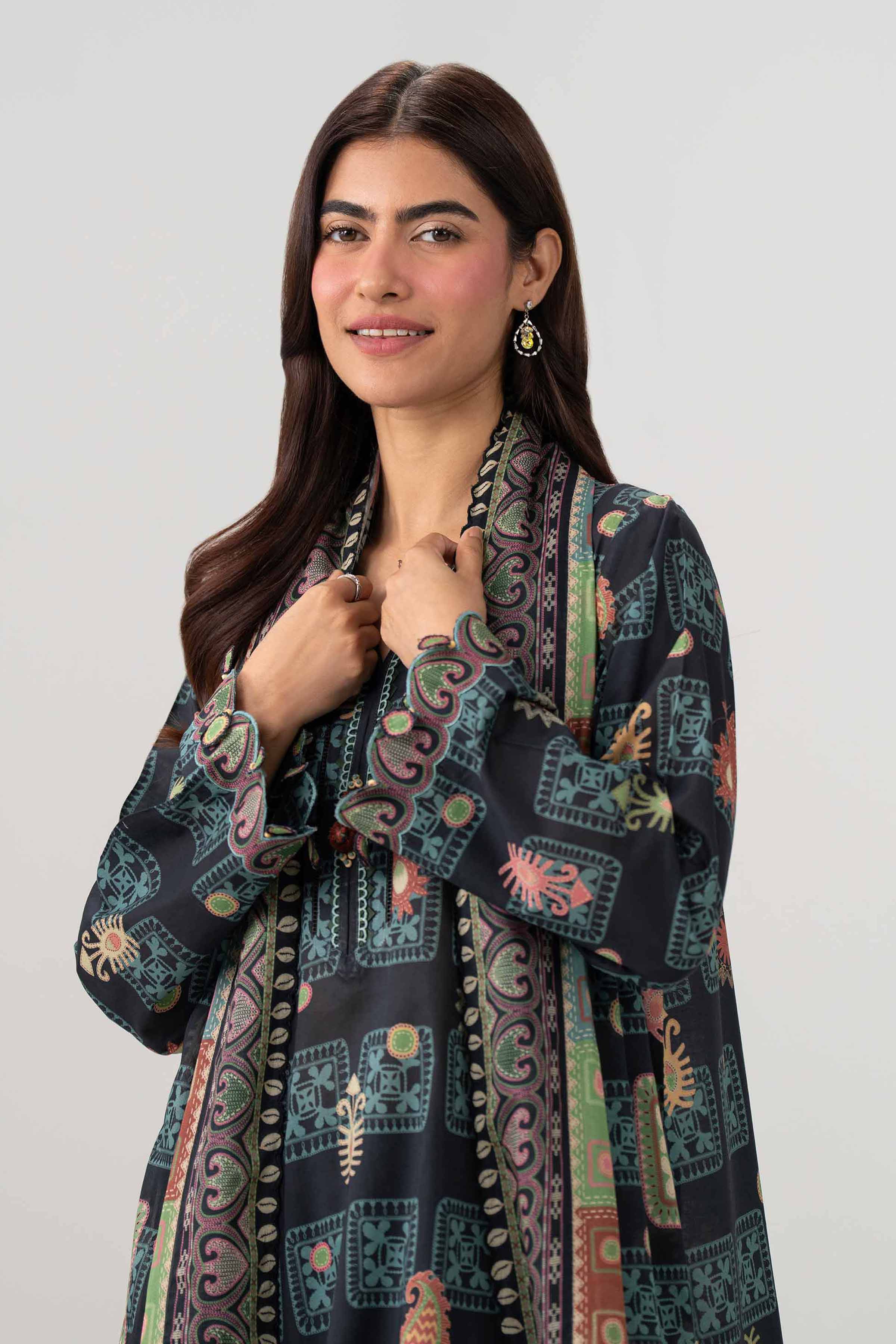 3 Piece - Printed Loose Fabric - 42602595 for Women - Freedom To Buy Collection | Nishat | Shop Online