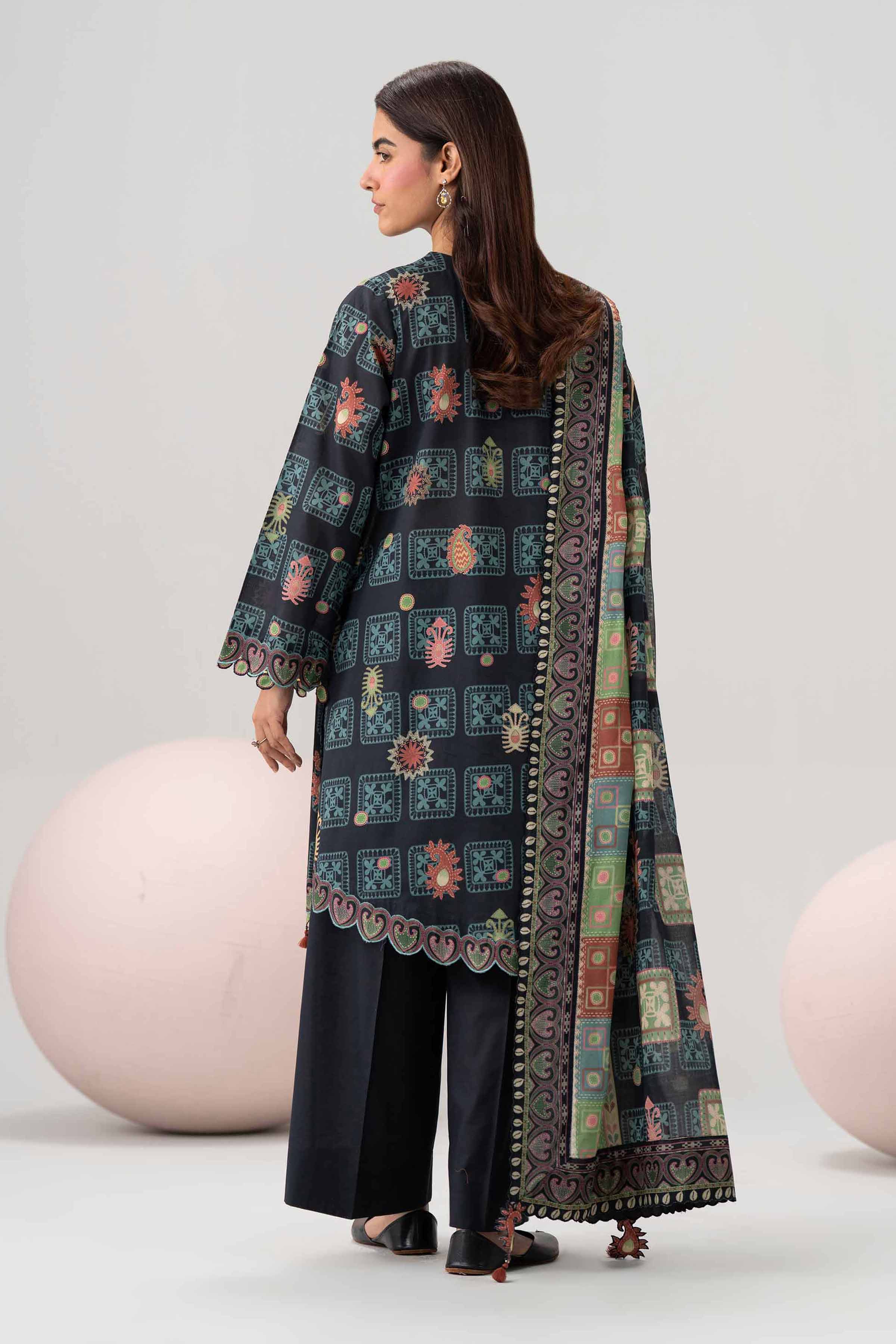 3 Piece - Printed Loose Fabric - 42602595 for Women - Freedom To Buy Collection | Nishat | Shop Online