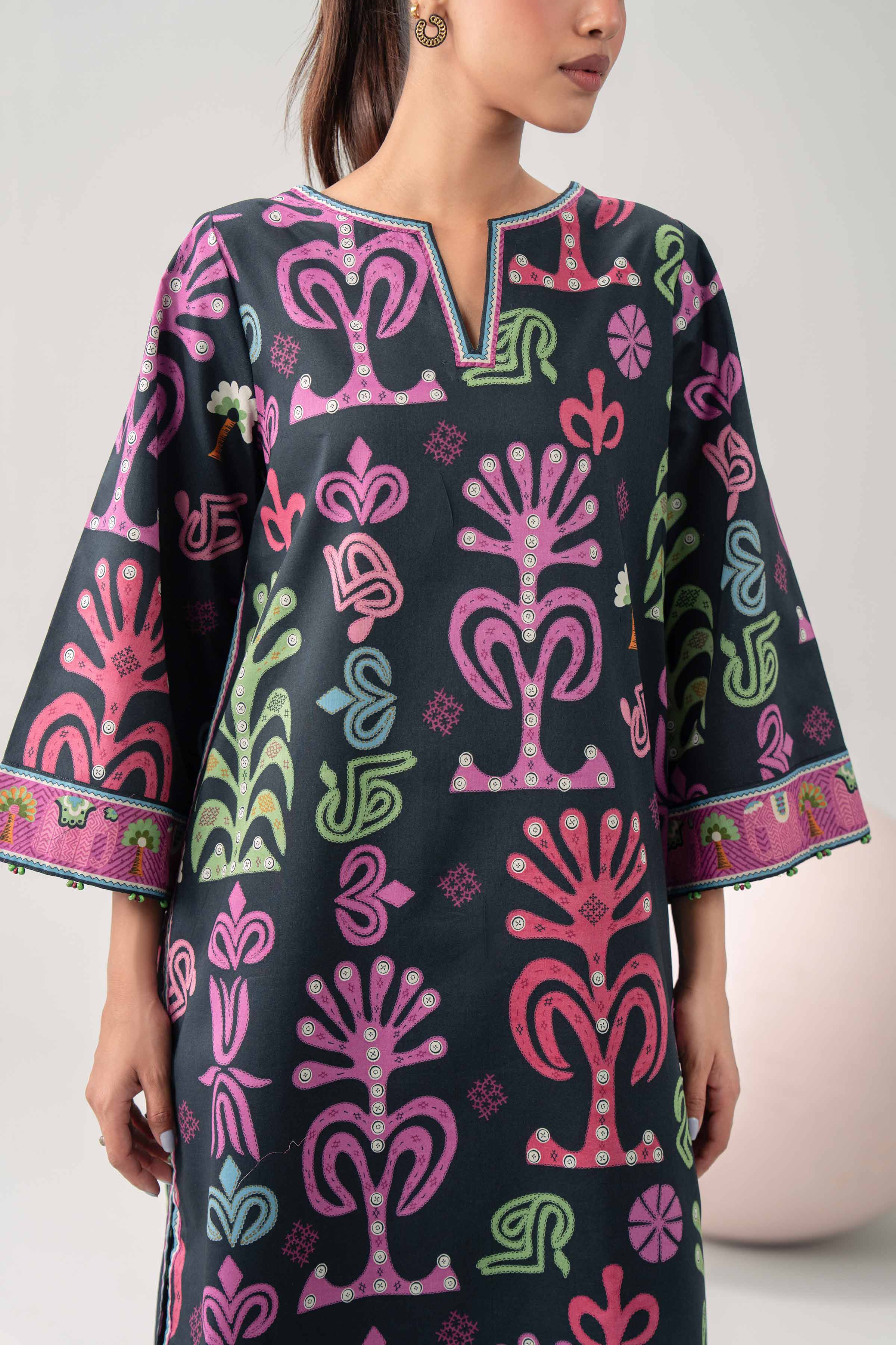 3 Piece - Printed Loose Fabric - 42602596 for Women - Freedom To Buy Collection | Nishat | Shop Online