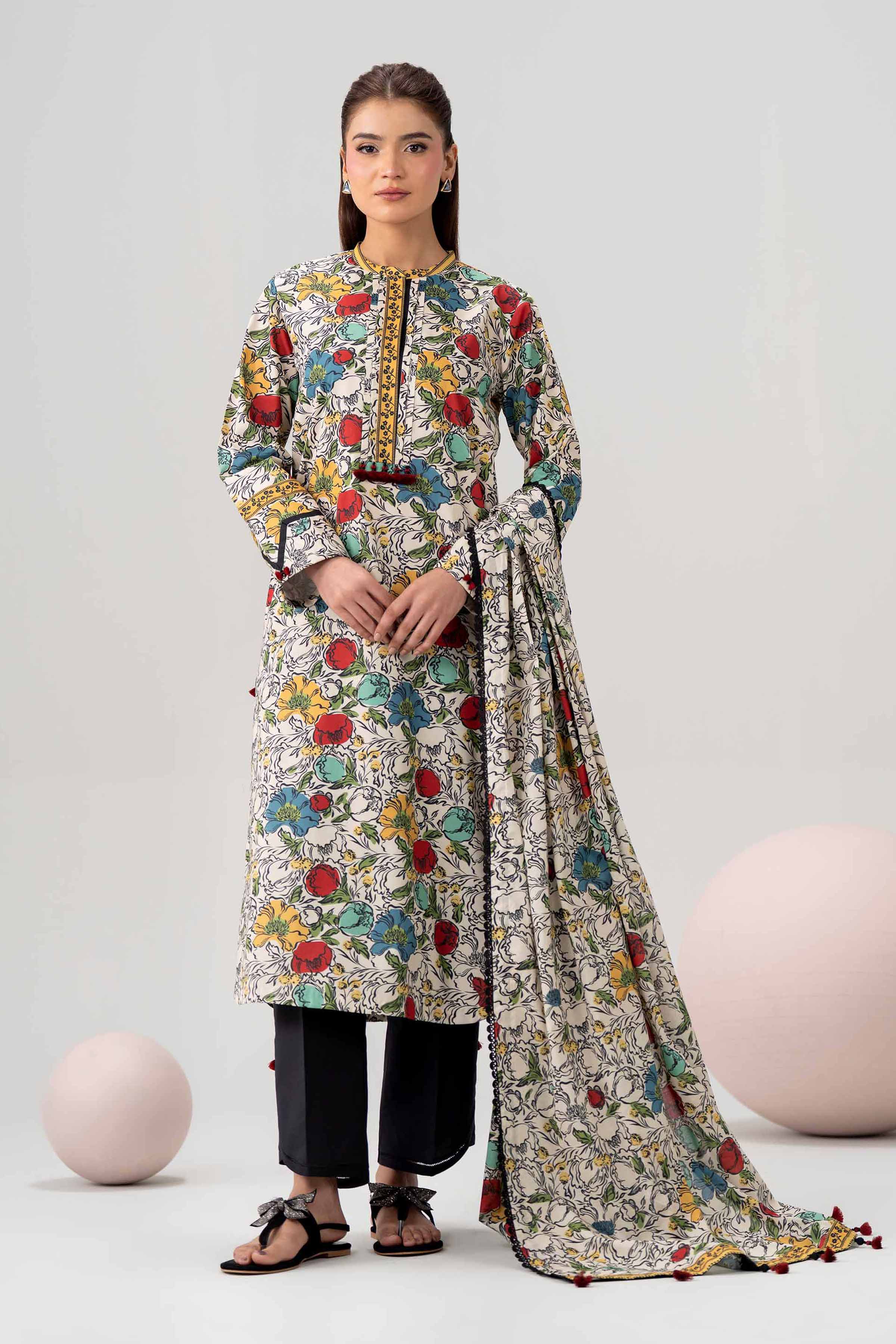 1 Piece - Printed Loose Fabric - 42602601 for Women - Freedom To Buy Collection | Nishat | Shop Online