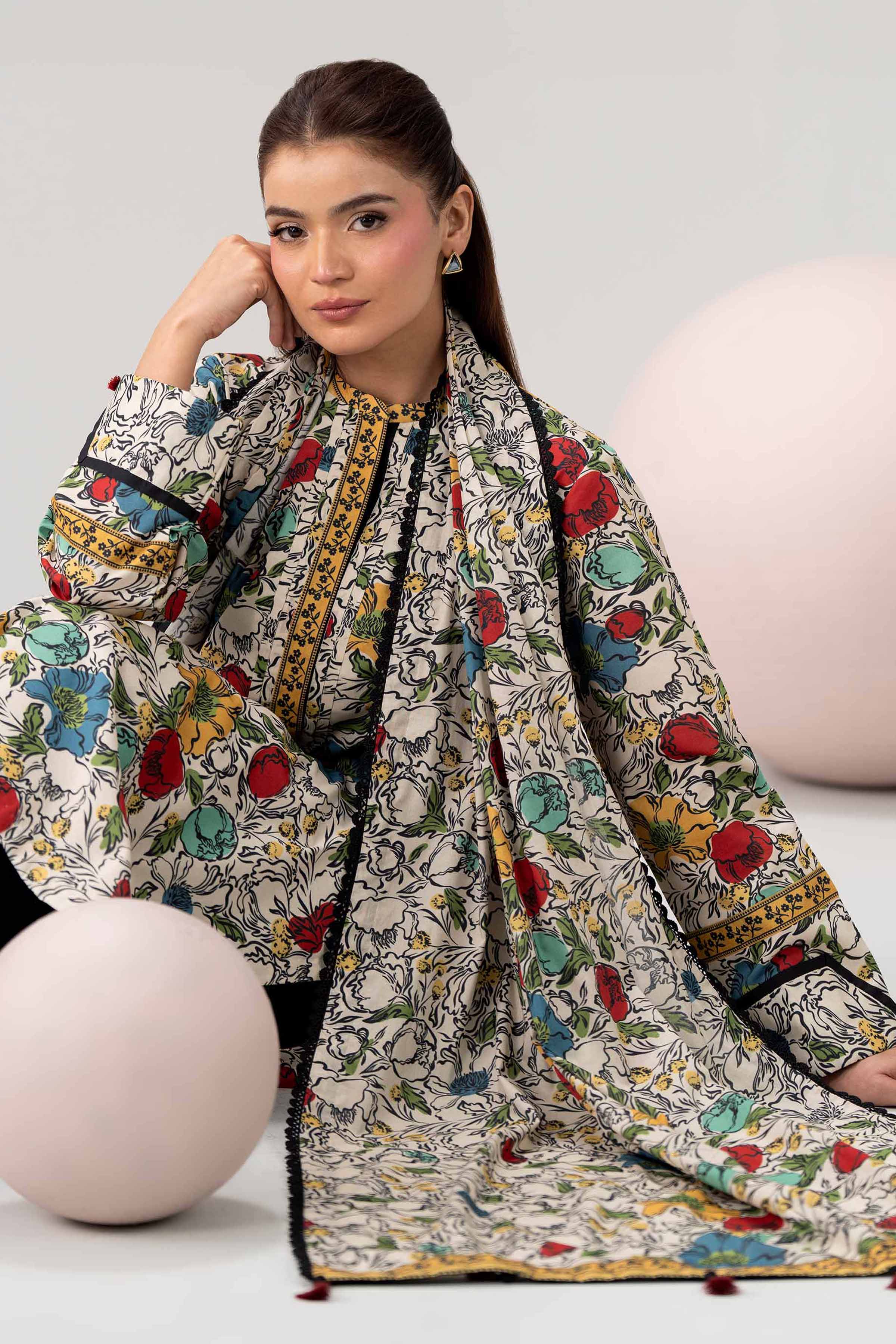 1 Piece - Printed Loose Fabric - 42602601 for Women - Freedom To Buy Collection | Nishat | Shop Online