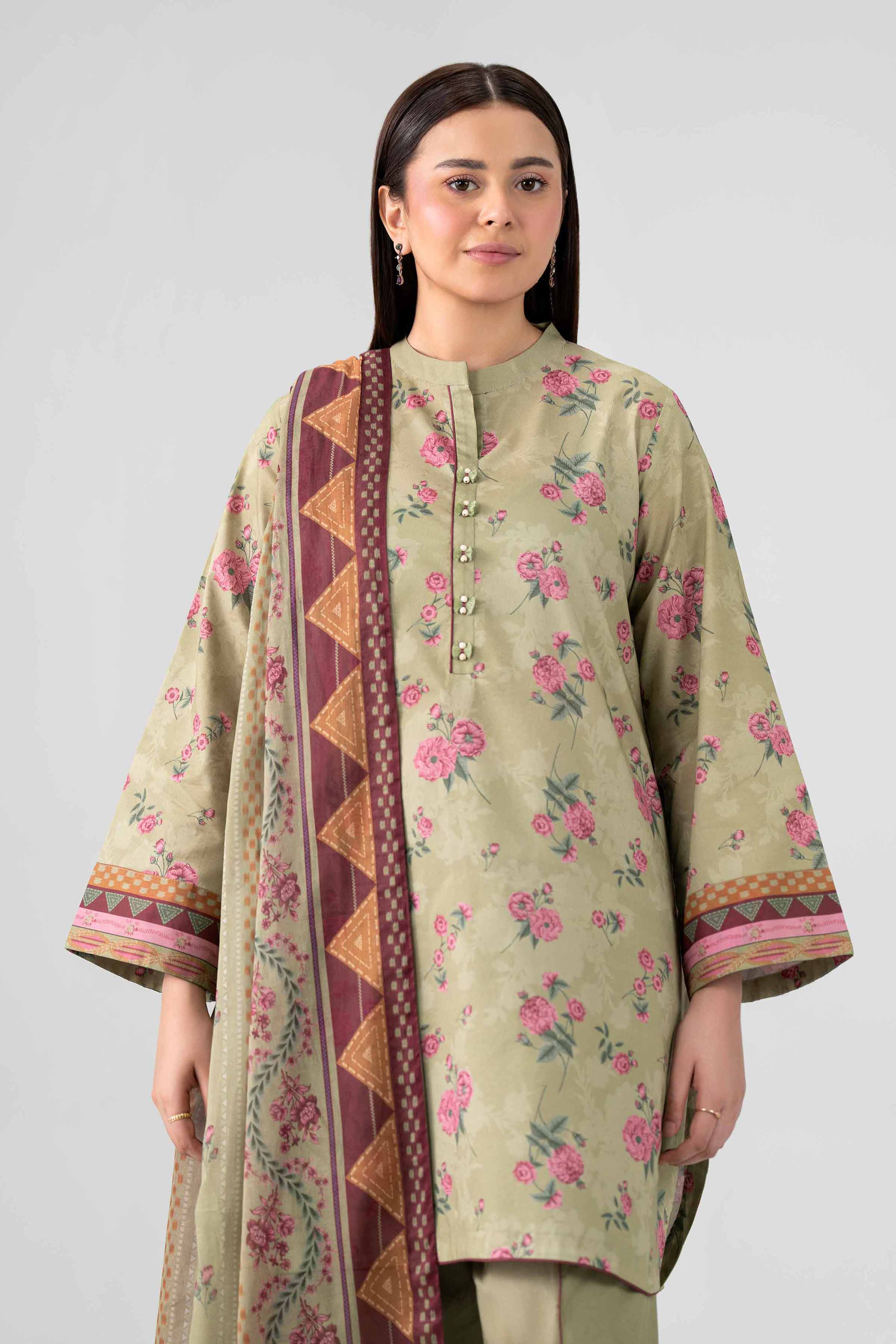 3 Piece - Printed Loose Fabric - 42602609