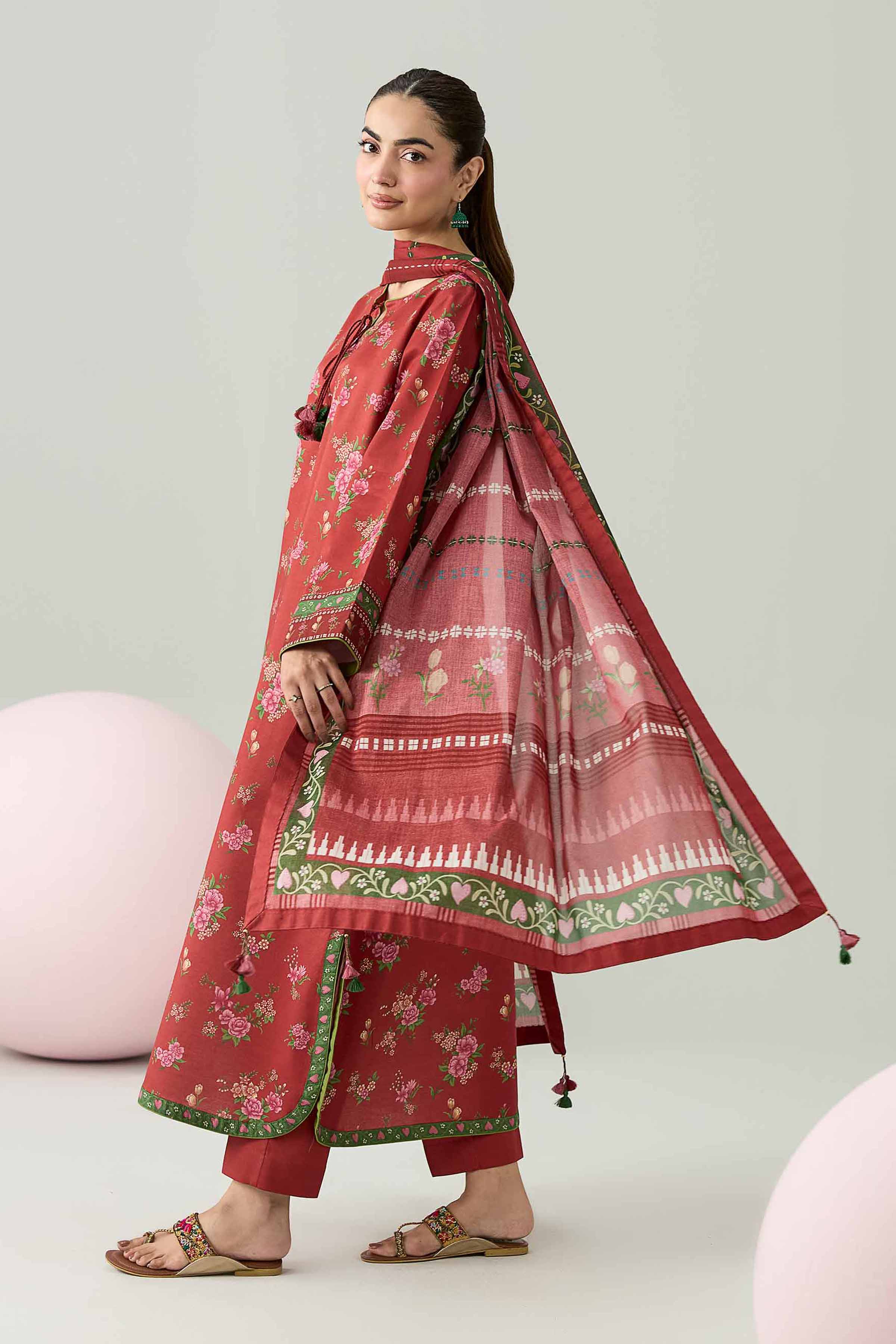 3 Piece - Printed Loose Fabric - 42602610