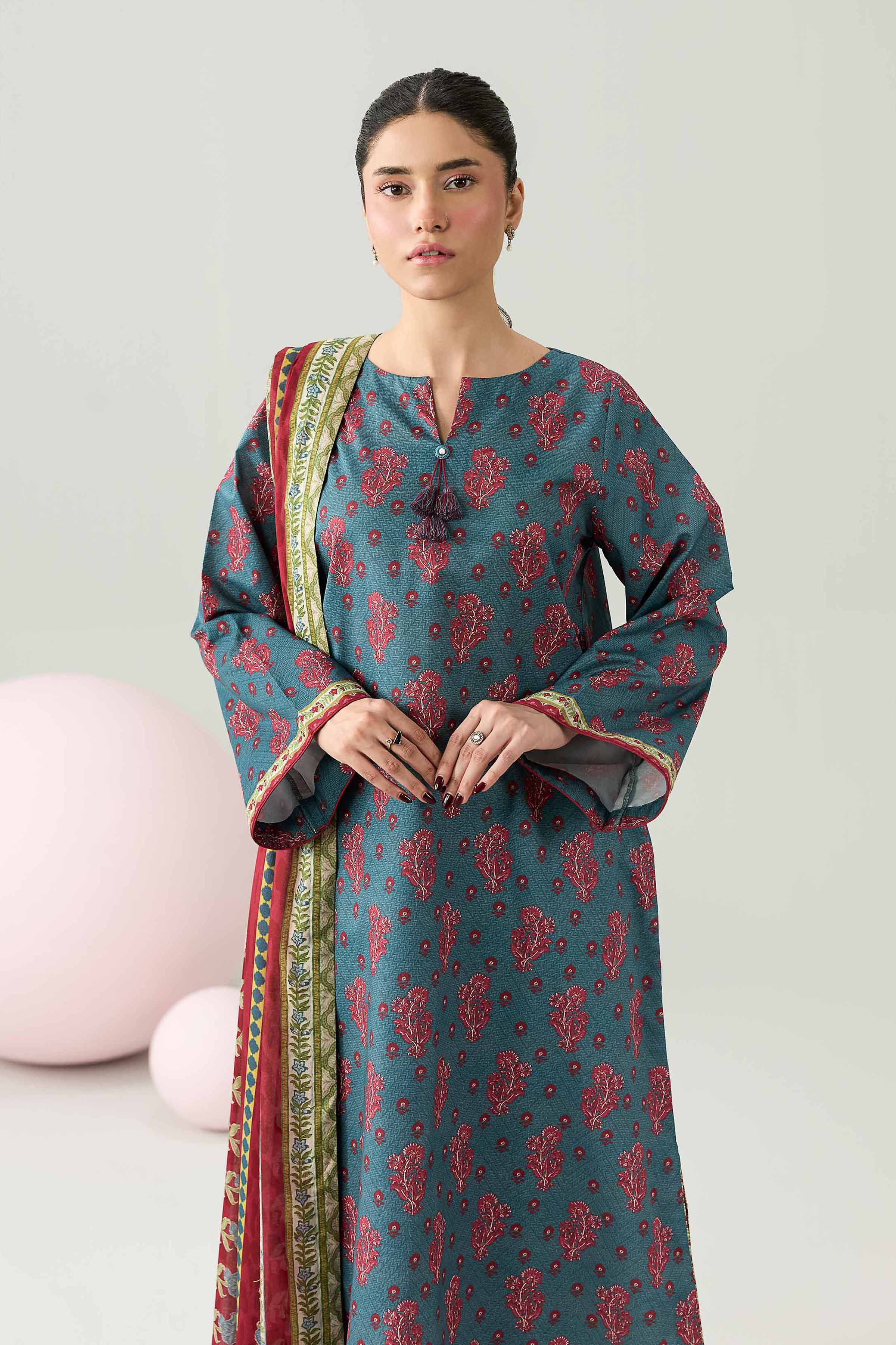 3 Piece - Printed Loose Fabric - 42602616