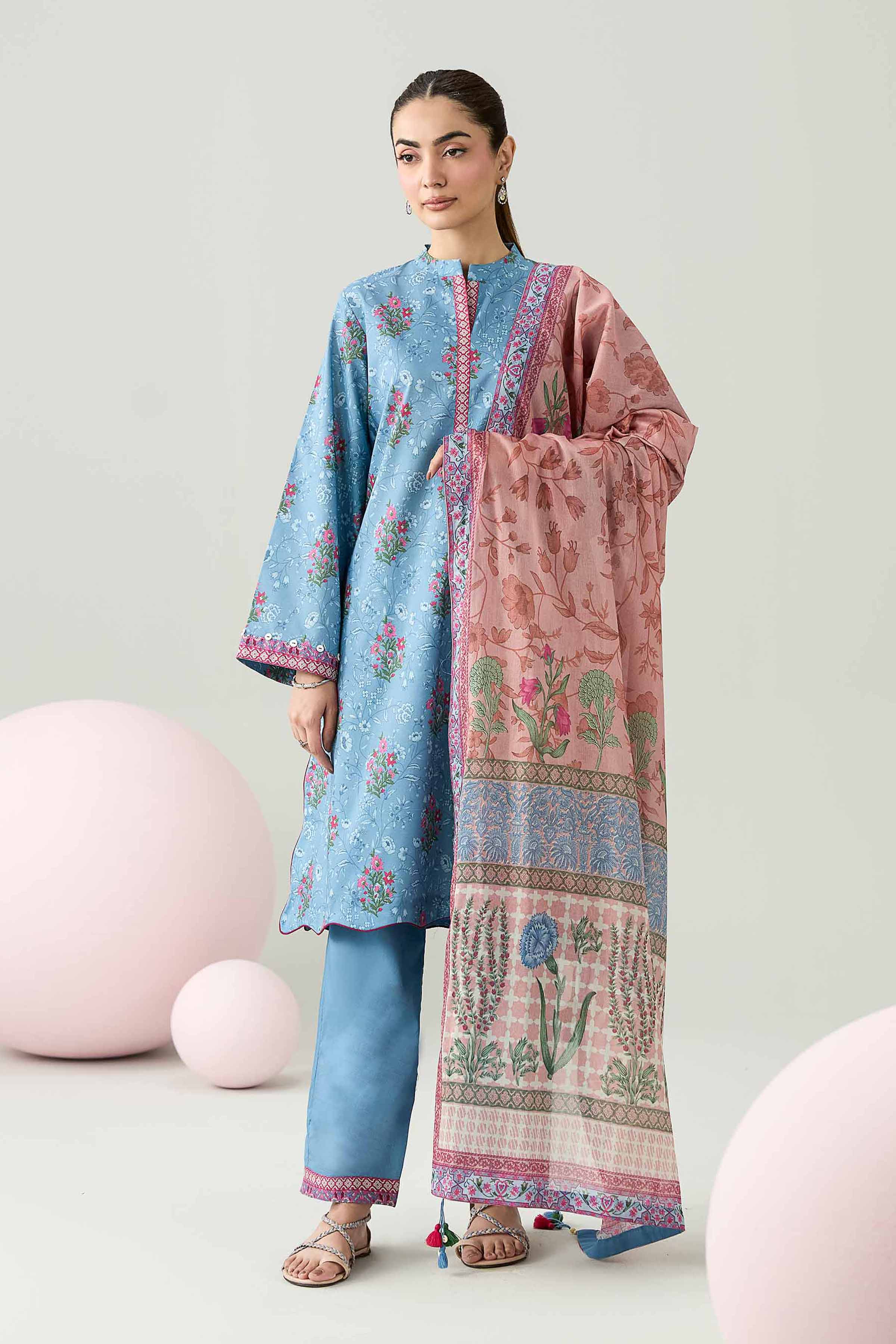 3 Piece - Printed Loose Fabric - 42602617