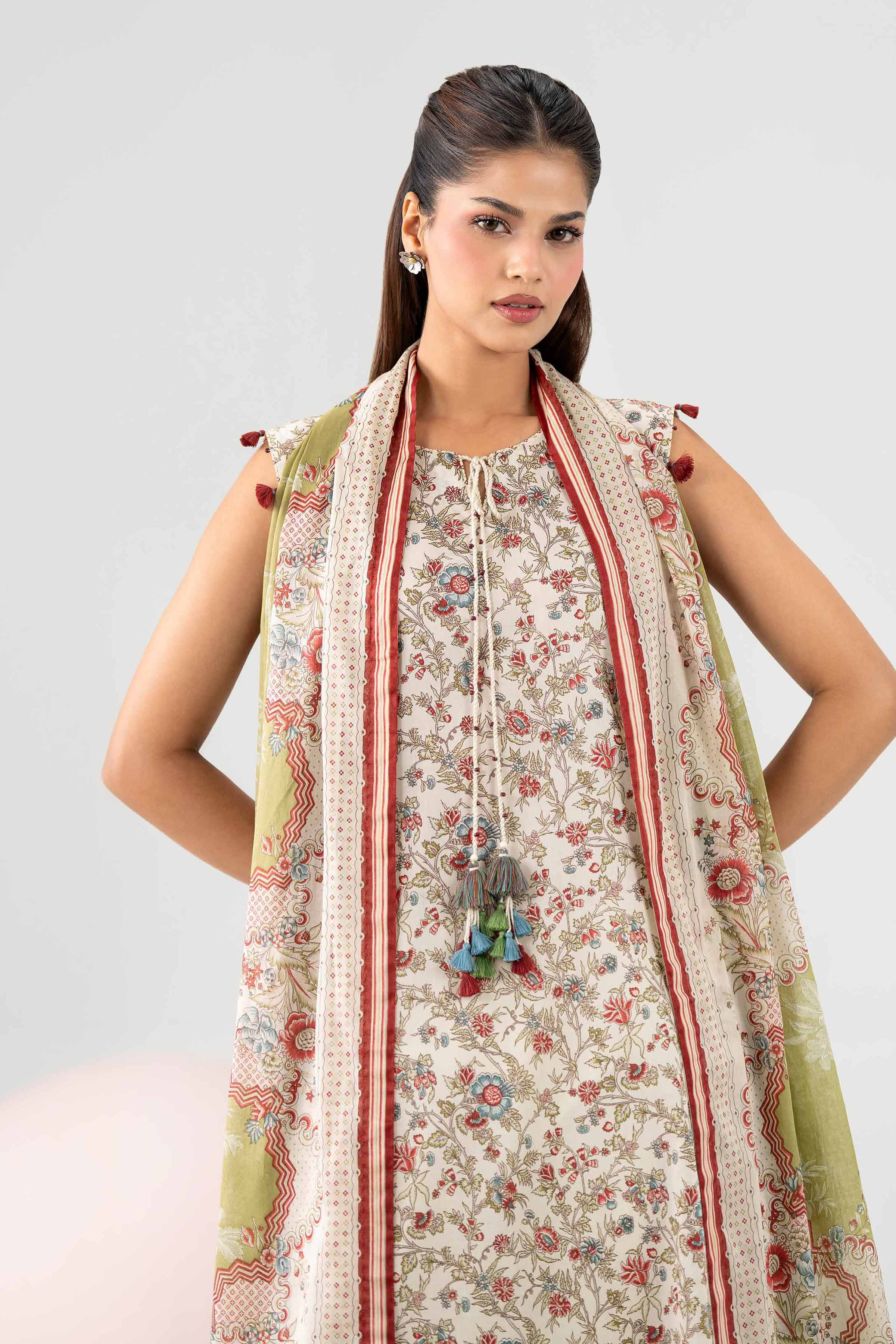 3 Piece - Printed Loose Fabric - 42602628