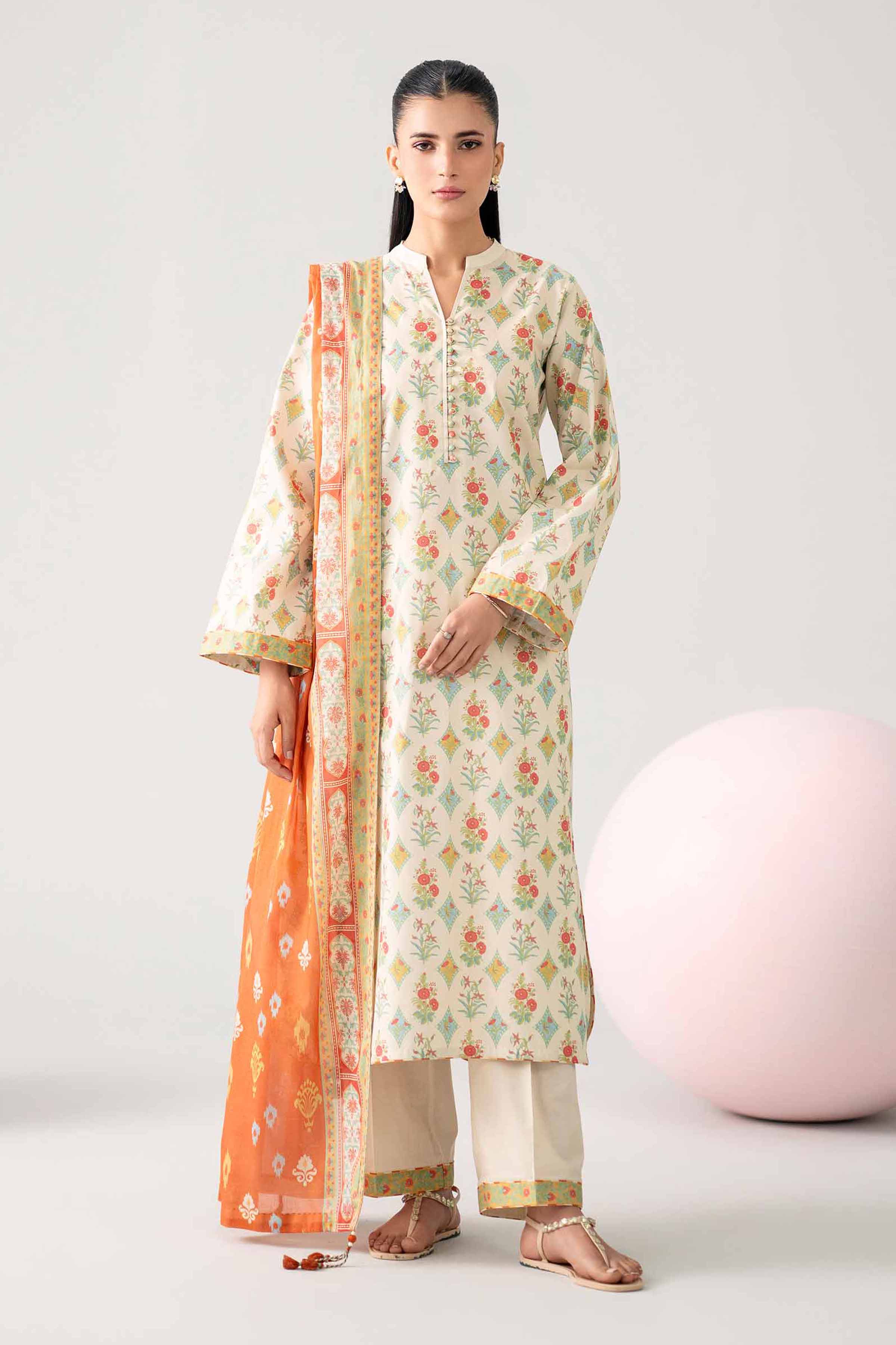 3 Piece - Printed Loose Fabric - 42602635
