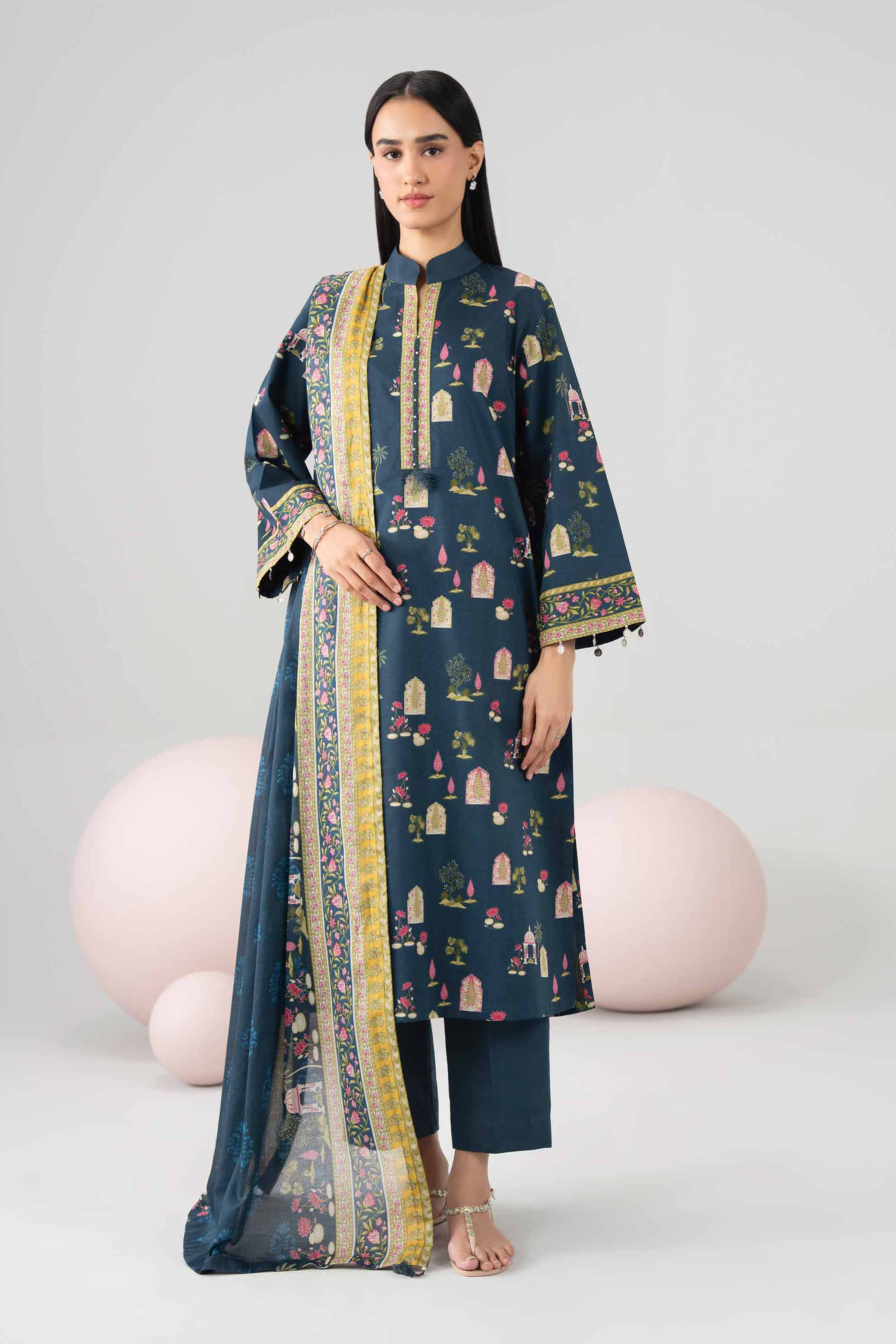 3 Piece - Printed Loose Fabric - 42602636