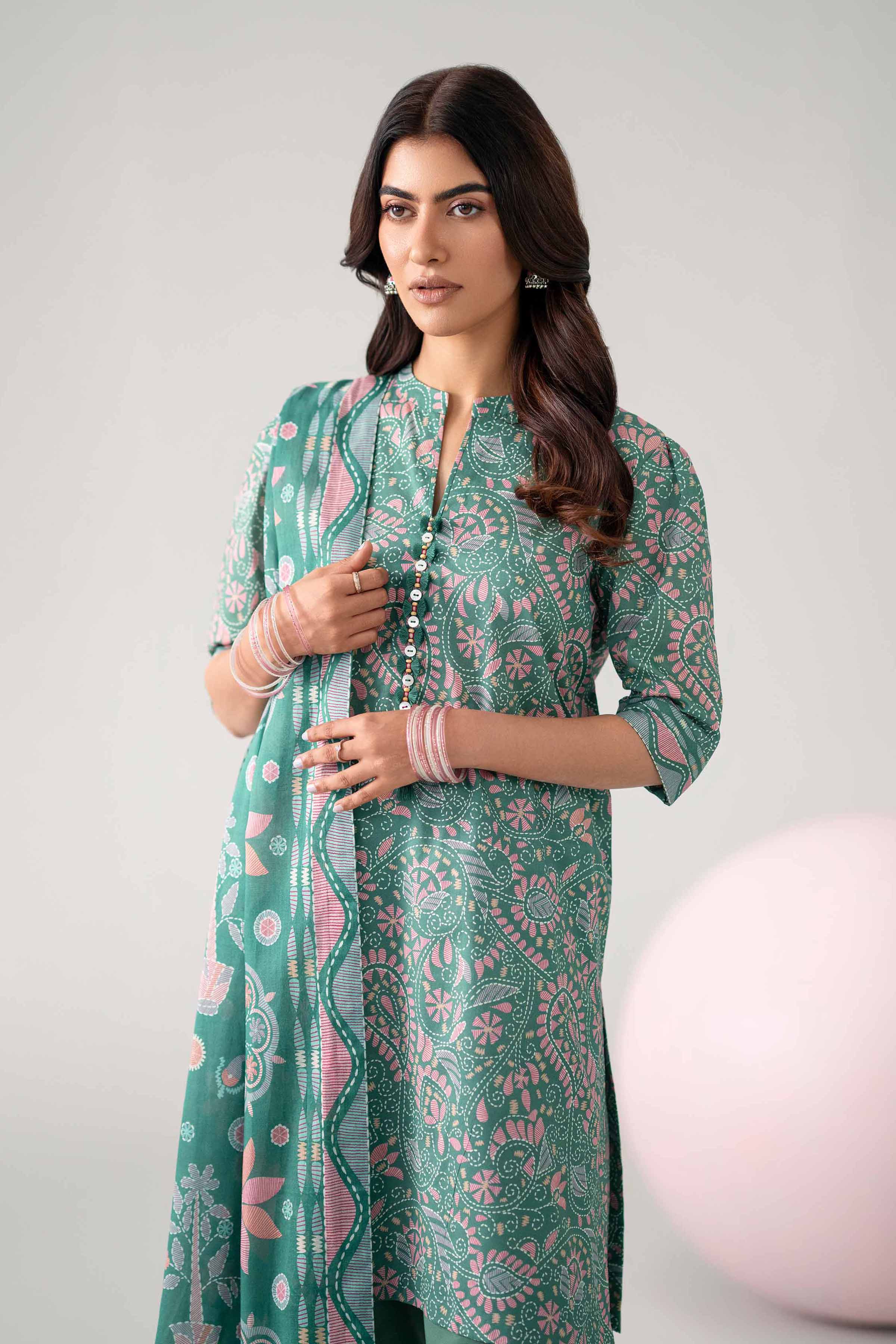 3 Piece - Printed Loose Fabric - 42602643