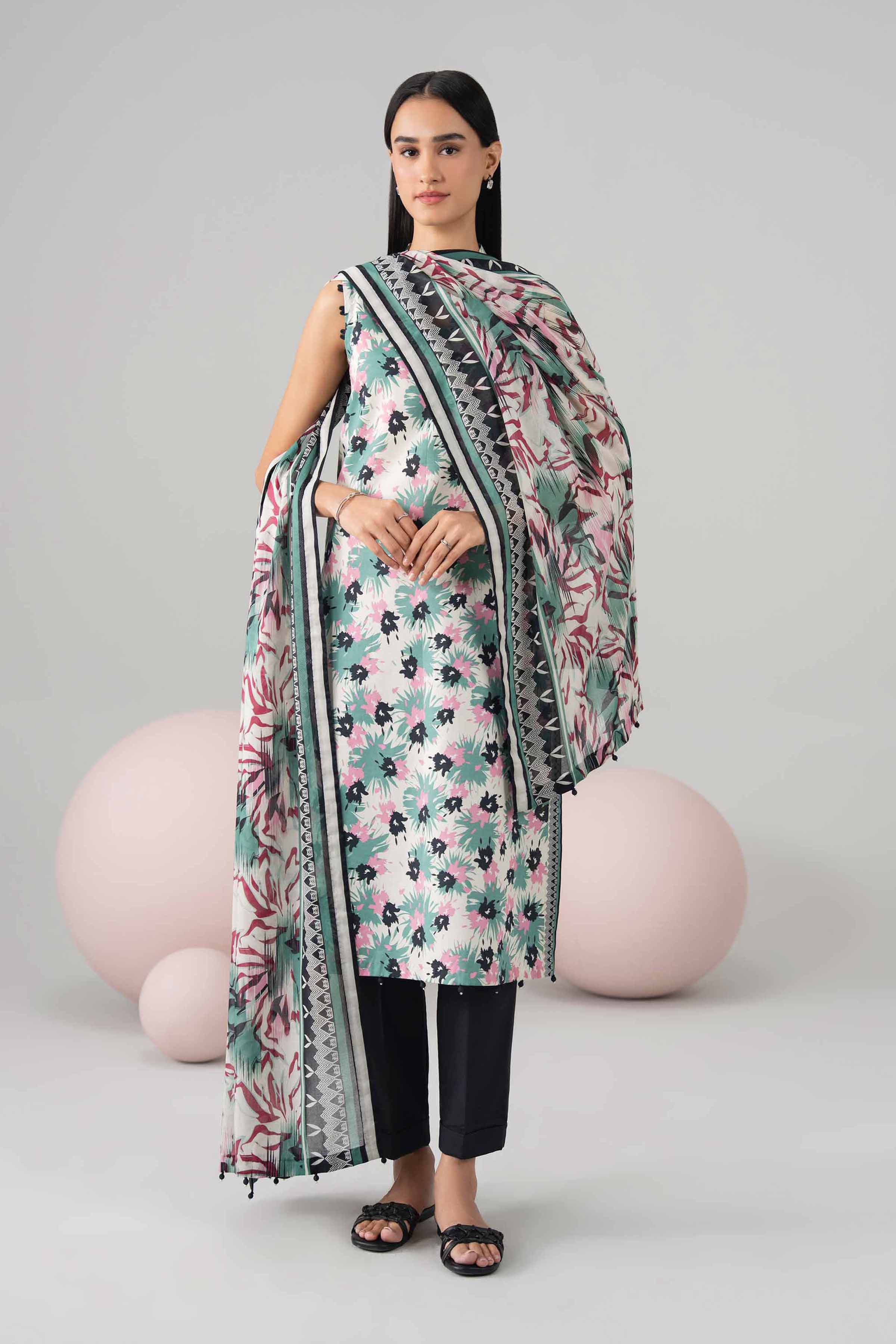 3 Piece - Printed Loose Fabric - 42602648