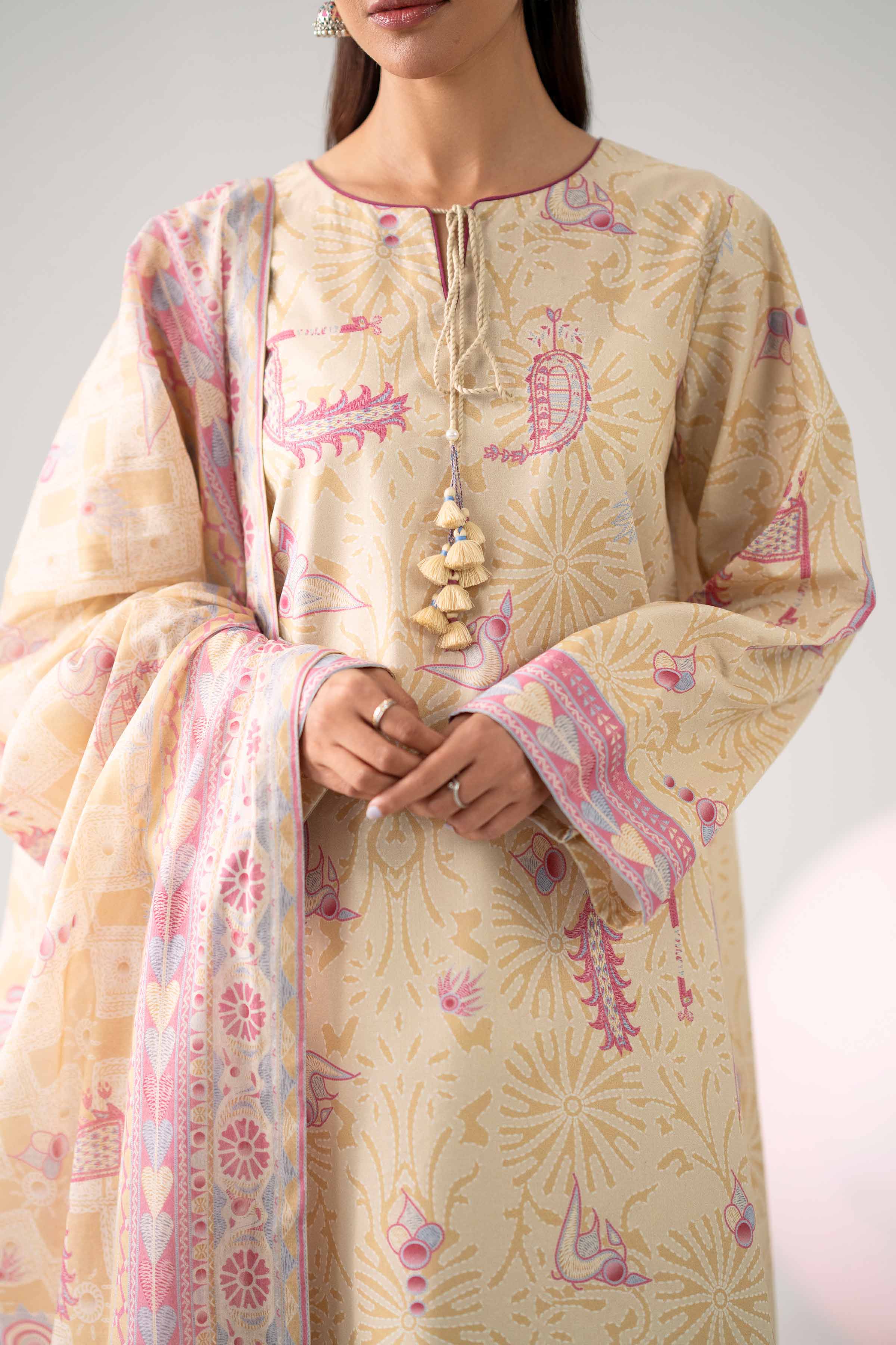3 Piece - Printed Loose Fabric - 42602650
