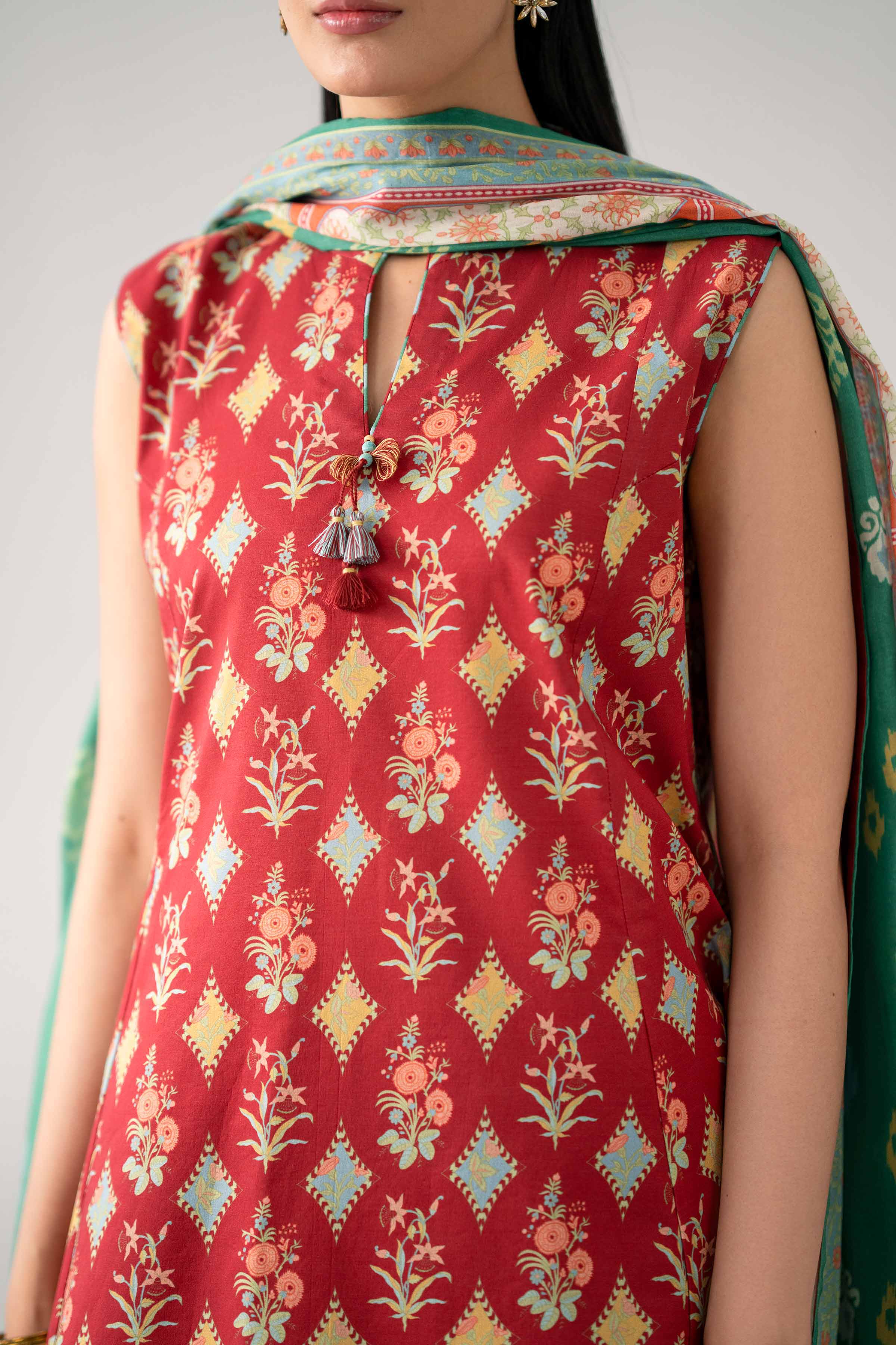 3 Piece - Printed Loose Fabric - 42602652