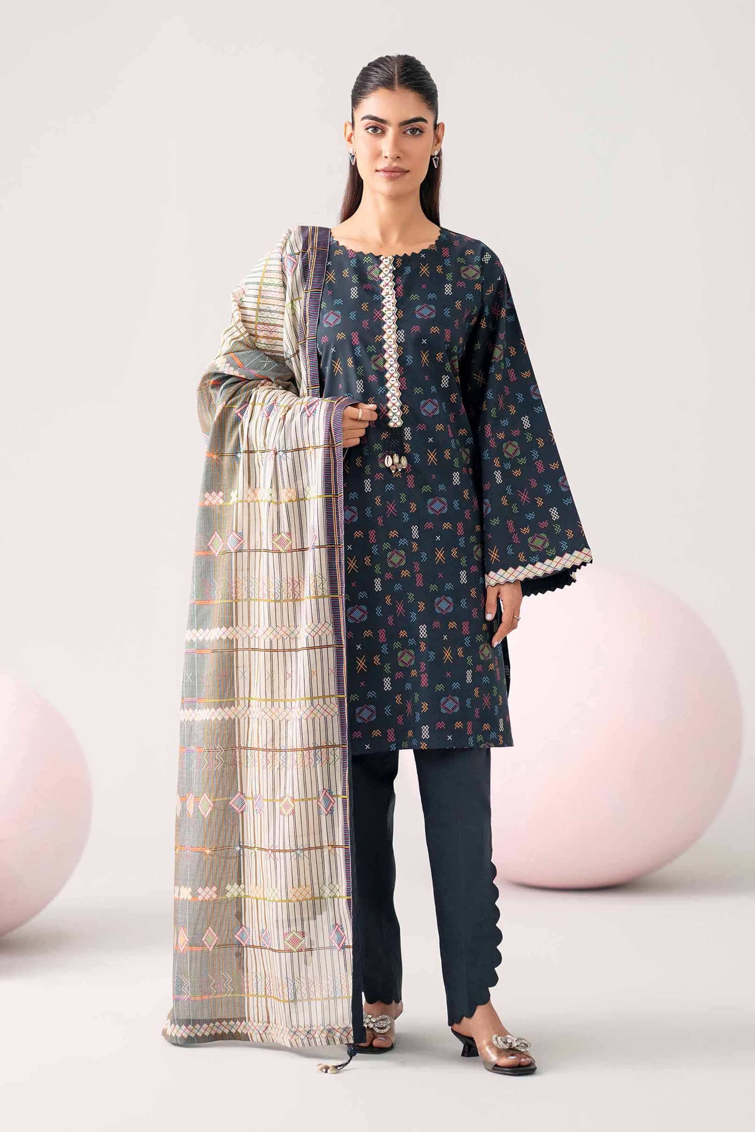 3 Piece - Printed Loose Fabric - 42602656