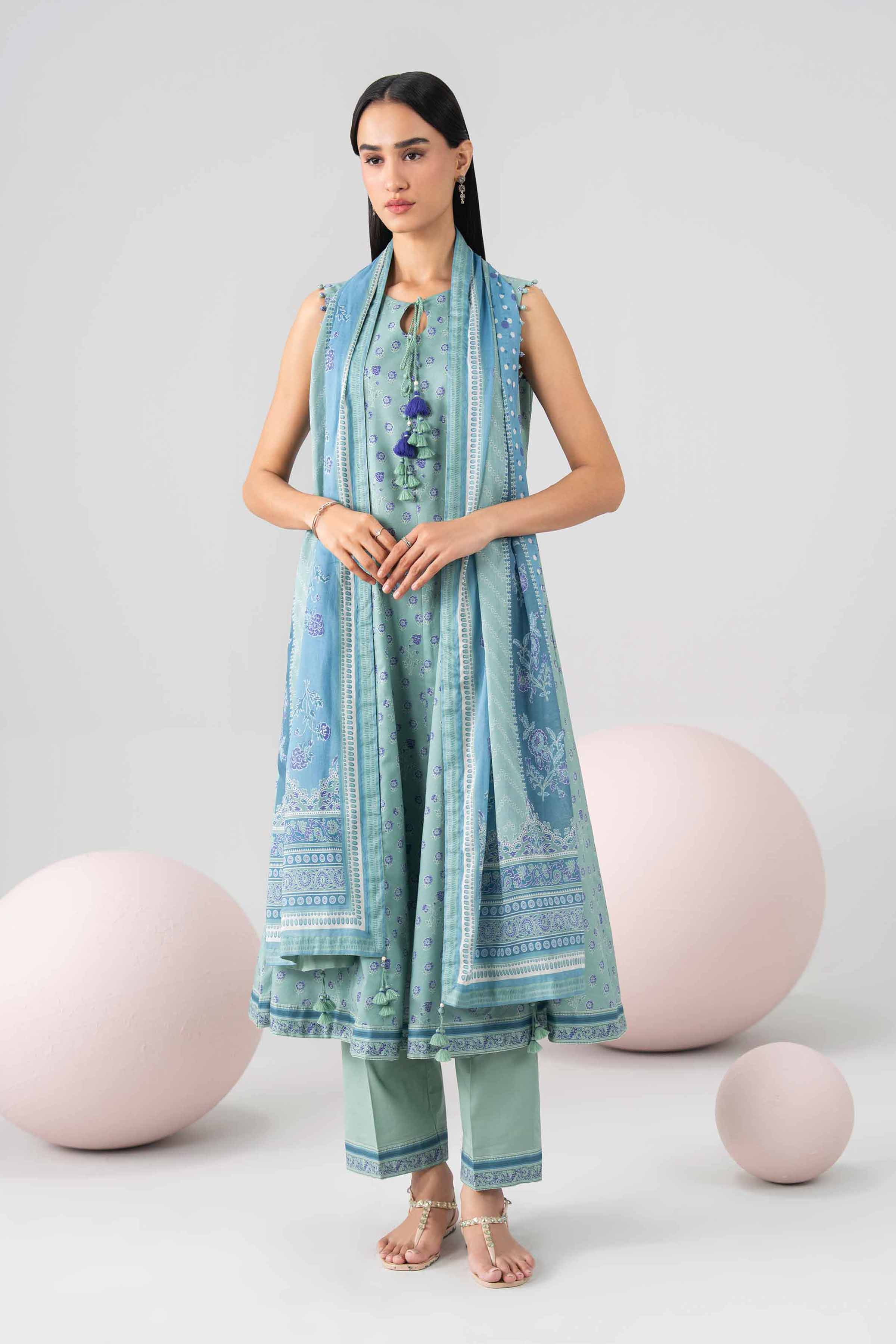 3 Piece - Digital Printed Loose Fabric - 42602673 for Women - Freedom To Buy Collection | Nishat | Shop Online