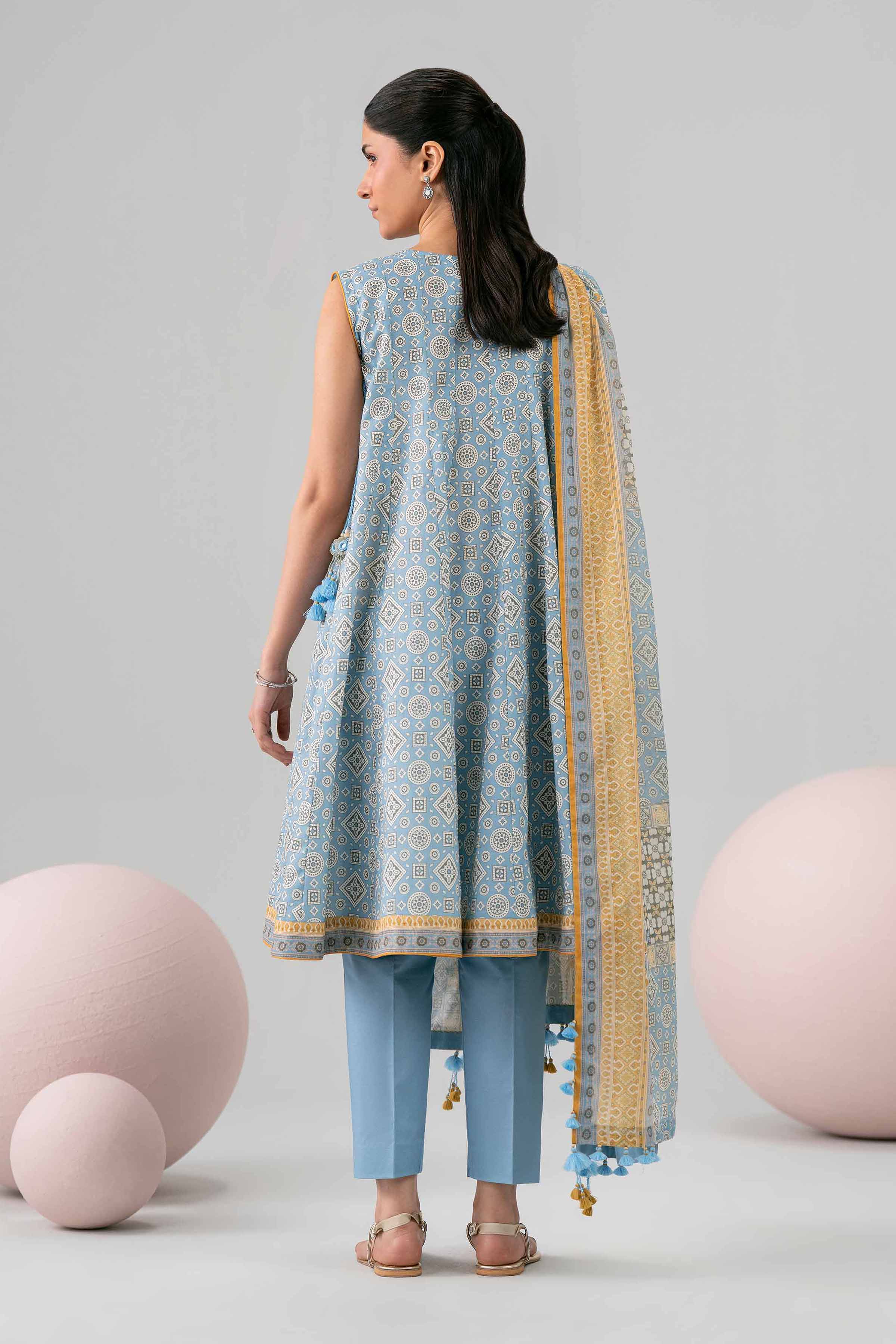 3 Piece - Printed Loose Fabric - 42602674 for Women - Freedom To Buy Collection | Nishat | Shop Online