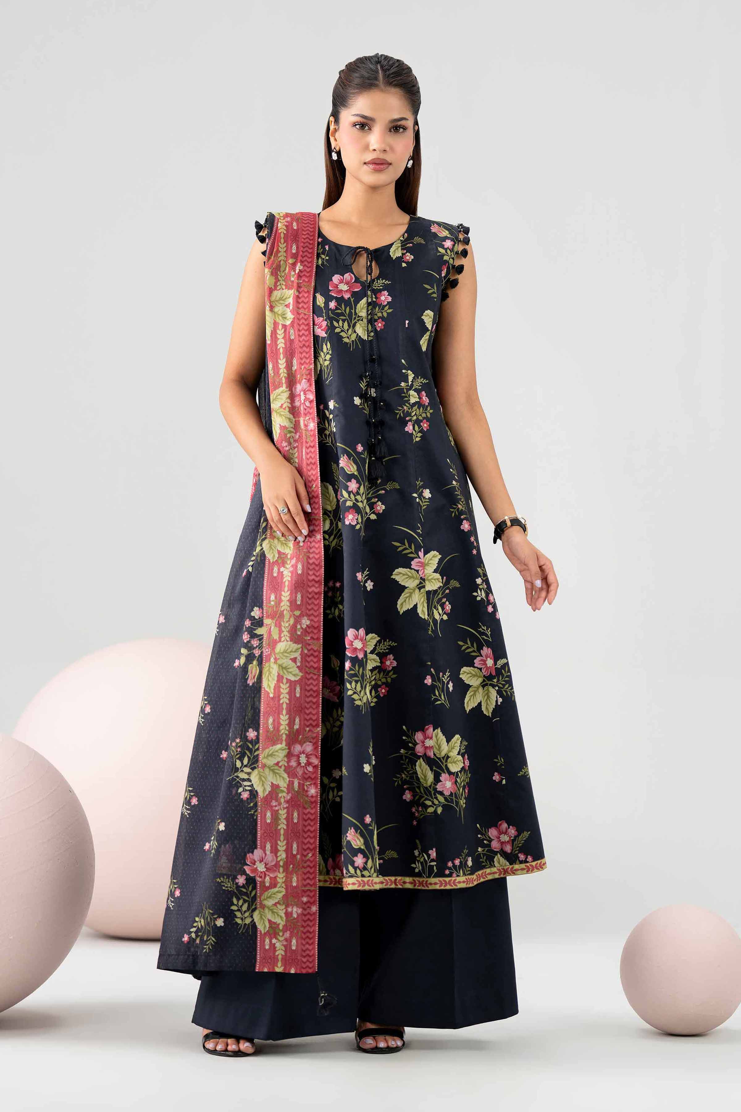 3 Piece - Printed Loose Fabric - 42602675 for Women - Freedom To Buy Collection | Nishat | Shop Online