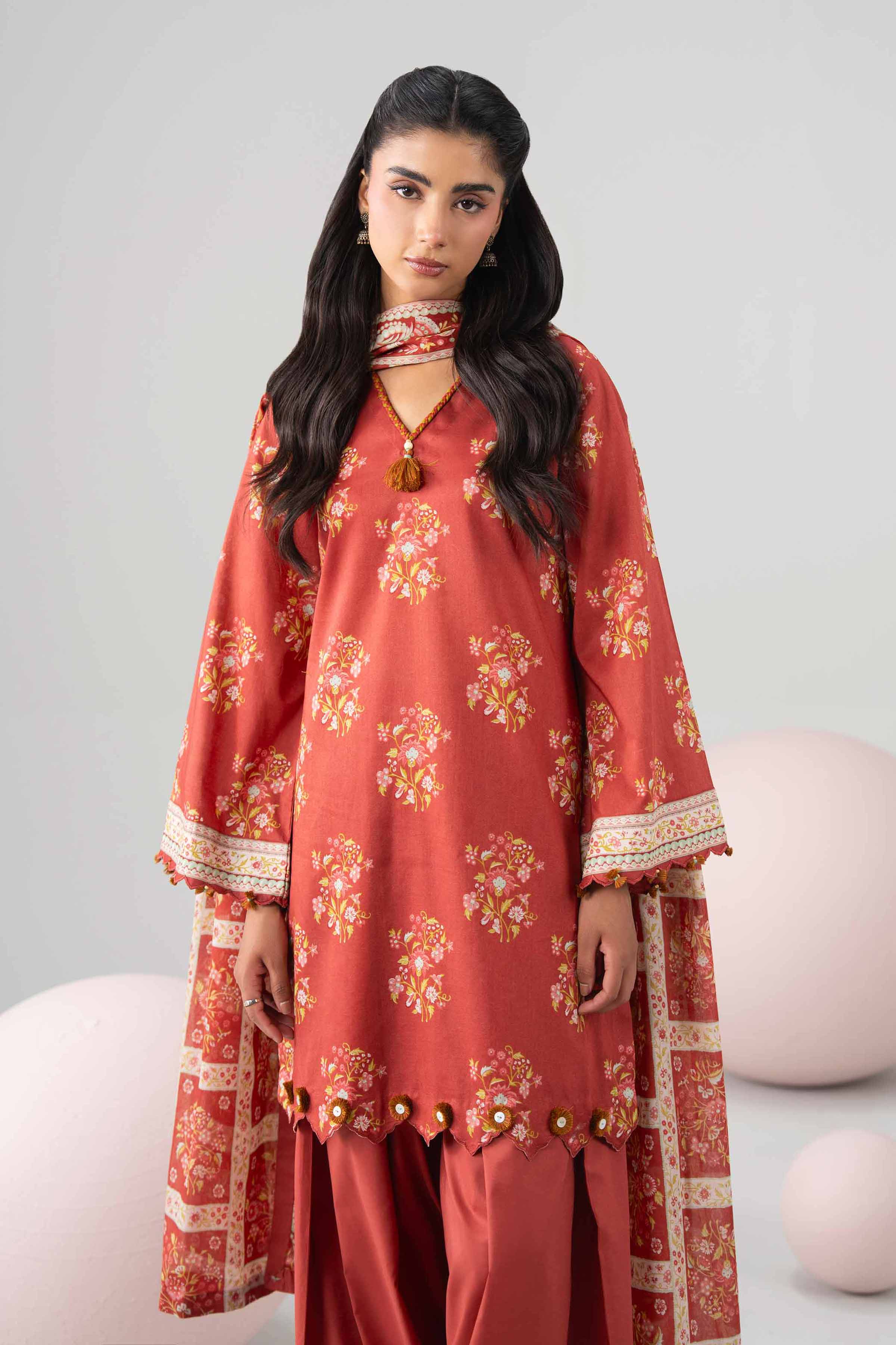3 Piece - Printed Loose Fabric - 42602678 for Women - Freedom To Buy Collection | Nishat | Shop Online