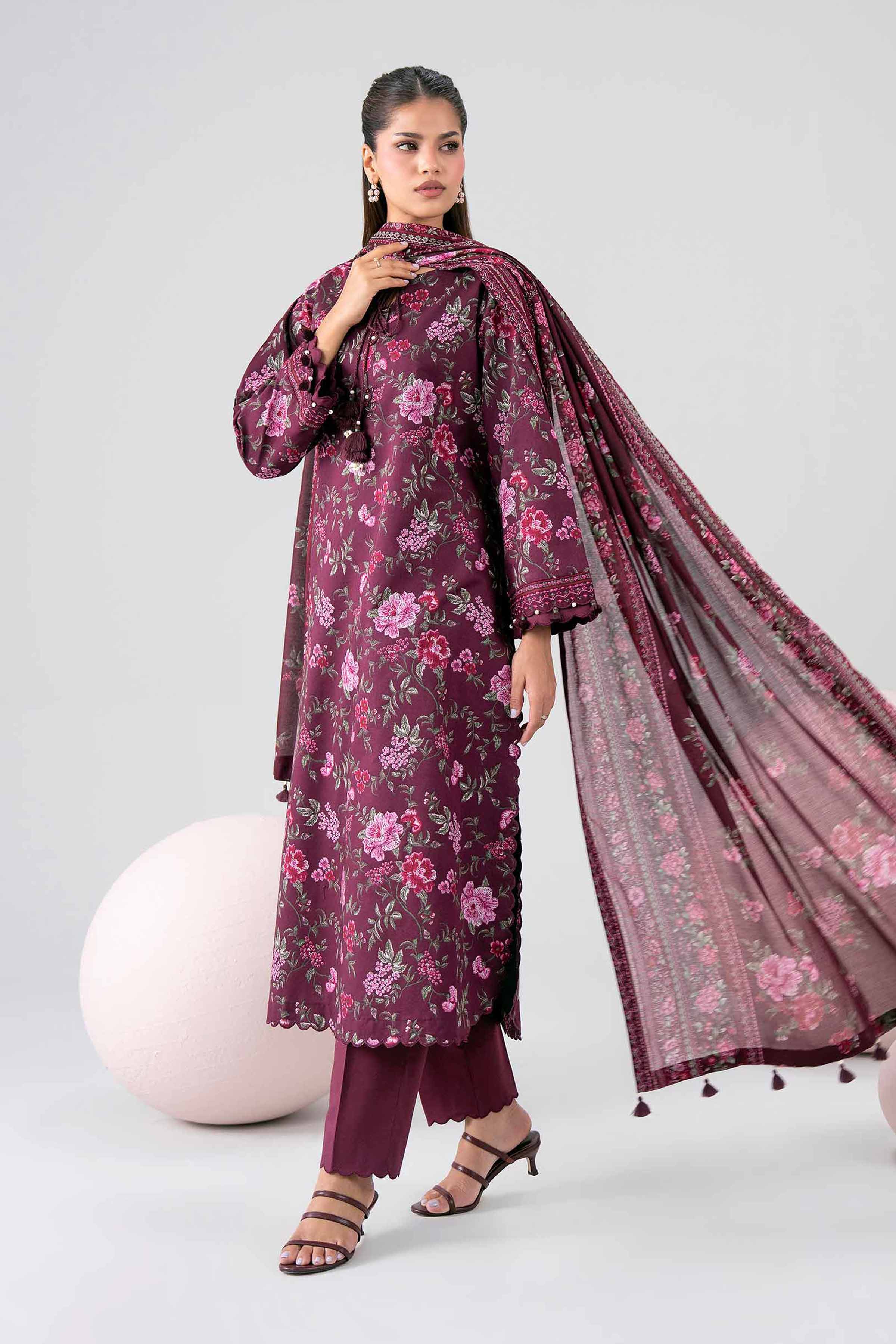 3 Piece - Printed Loose Fabric - 42602679 for Women - Freedom To Buy Collection | Nishat | Shop Online