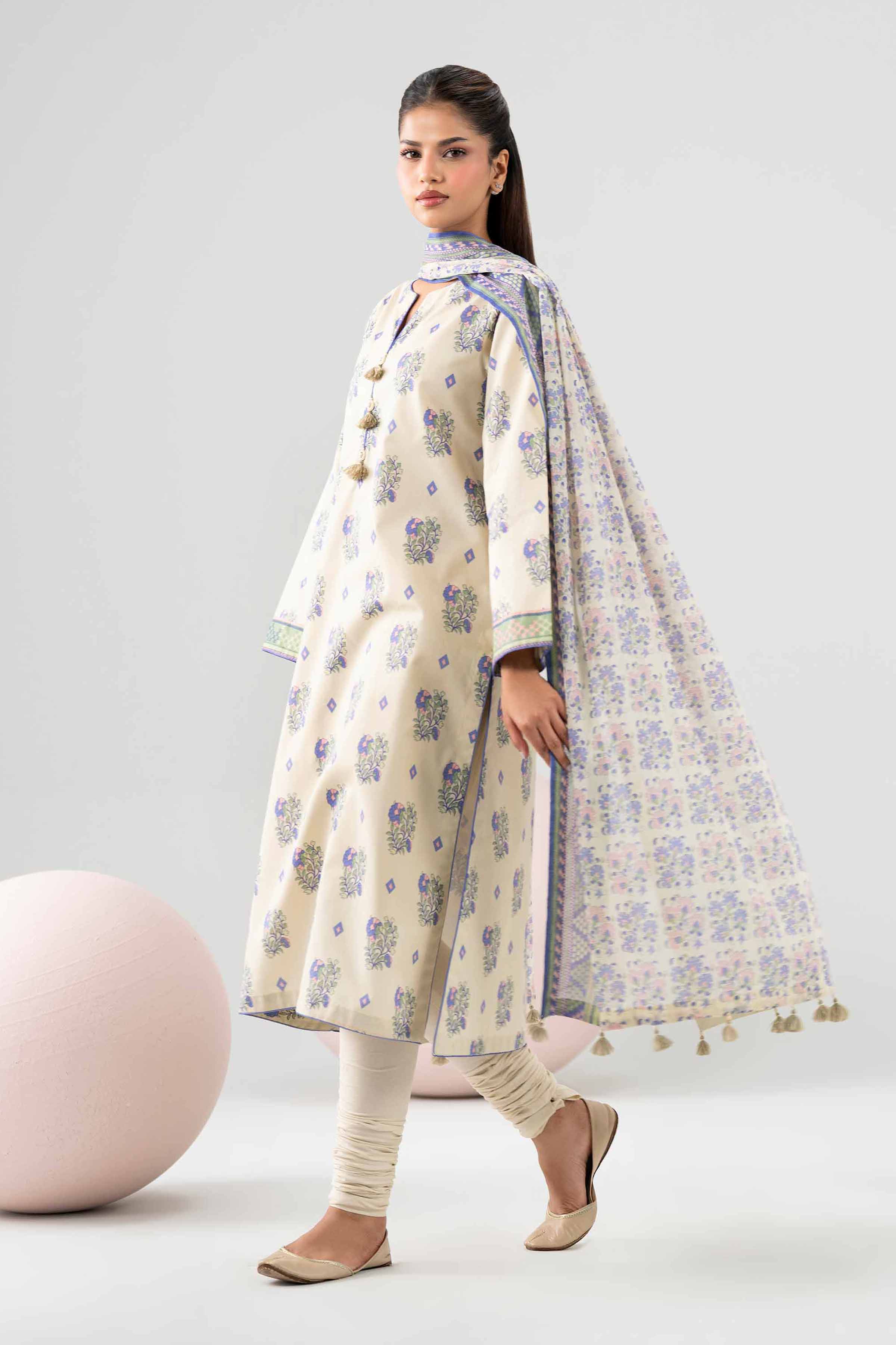 3 Piece - Printed Loose Fabric - 42602682 for Women - Freedom To Buy Collection | Nishat | Shop Online