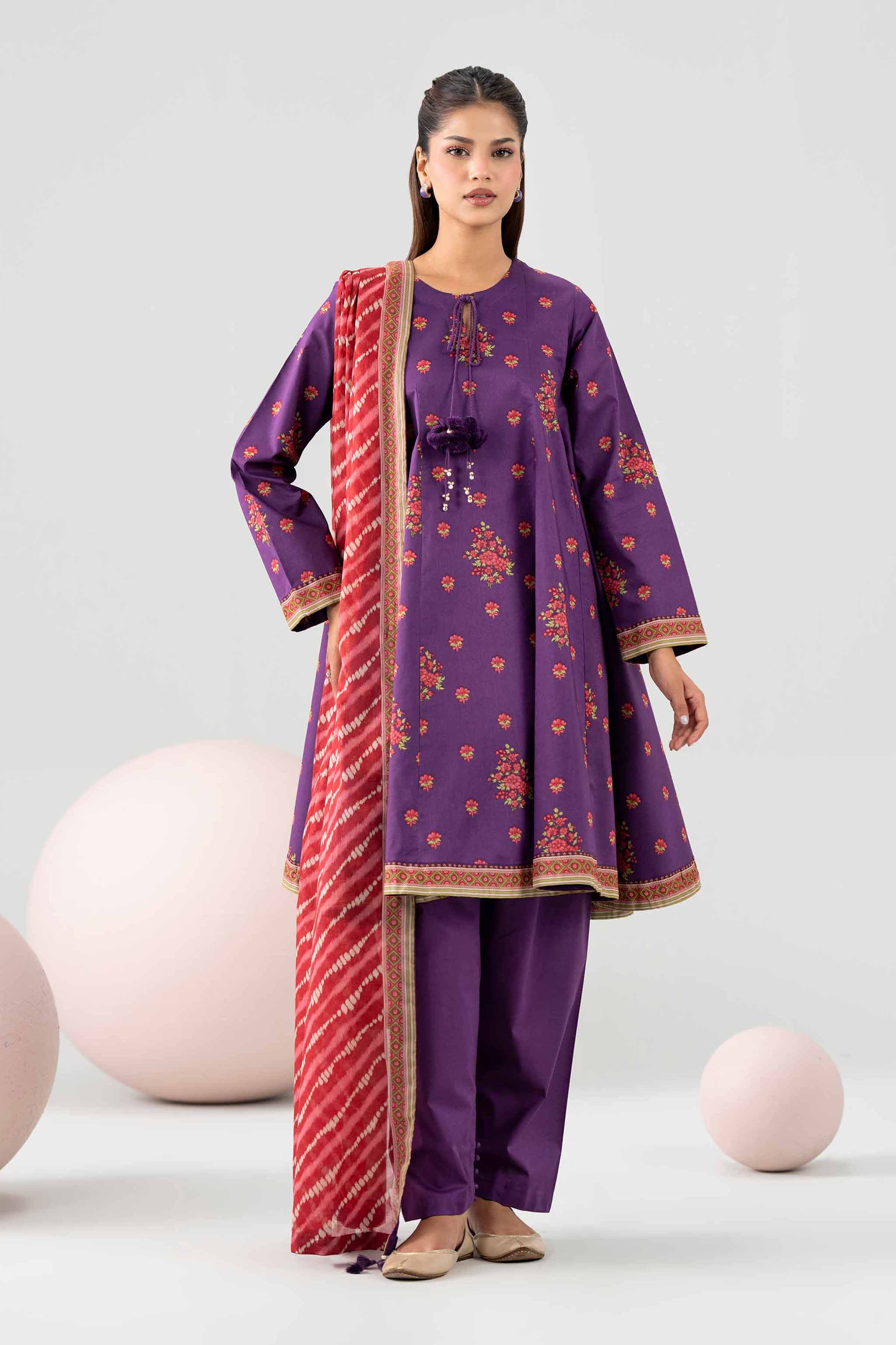 3 Piece - Printed Loose Fabric - 42602684 for Women - Freedom To Buy Collection | Nishat | Shop Online