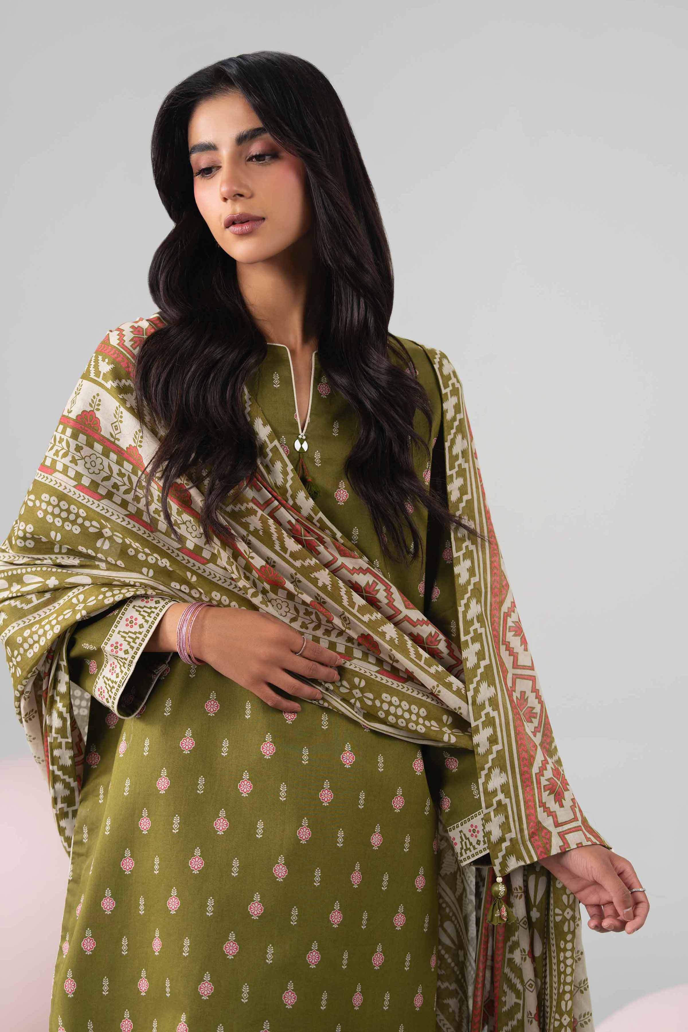 3 Piece - Printed Loose Fabric - 42602685 for Women - Freedom To Buy Collection | Nishat | Shop Online