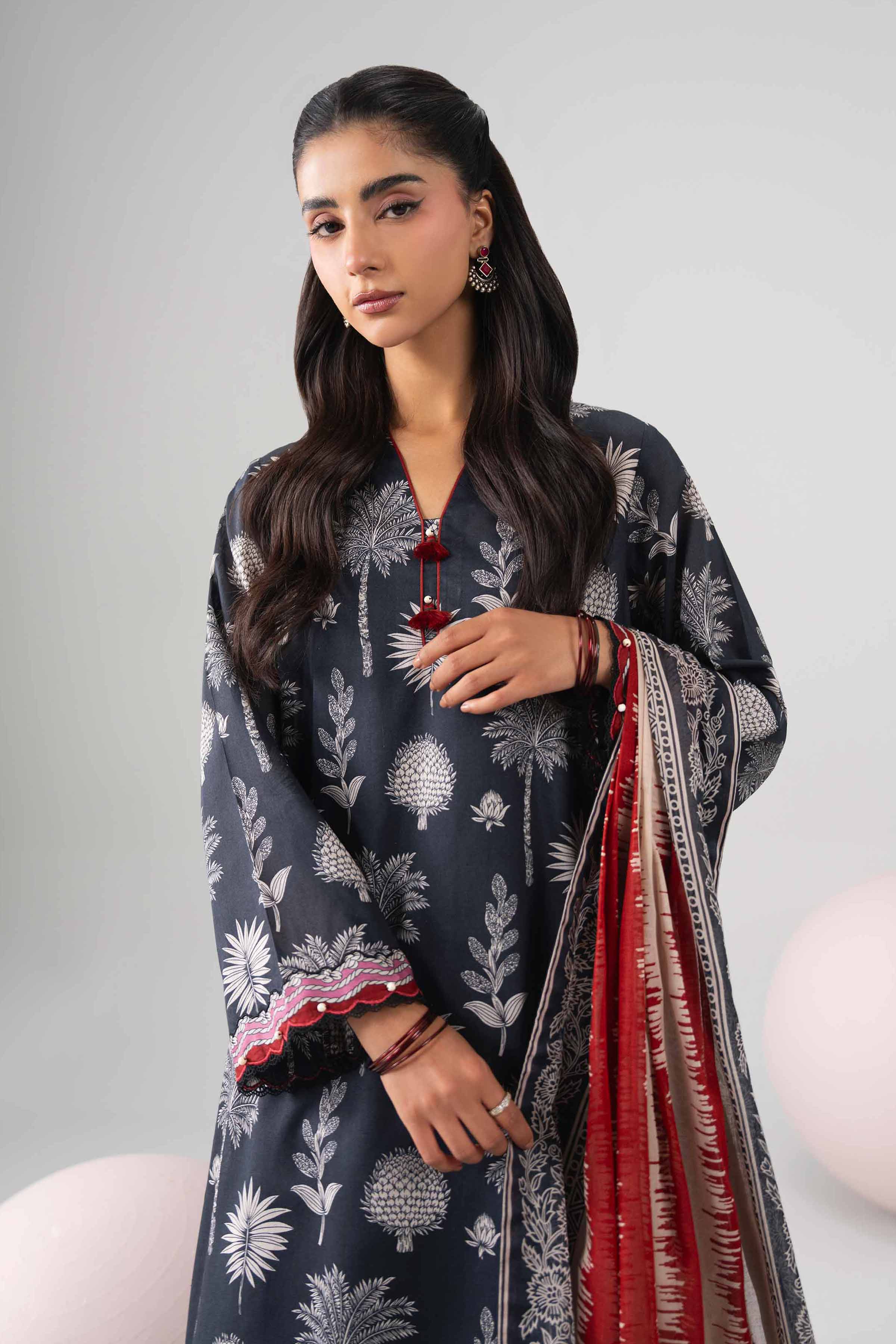 3 Piece - Printed Loose Fabric - 42602688 for Women - Freedom To Buy Collection | Nishat | Shop Online