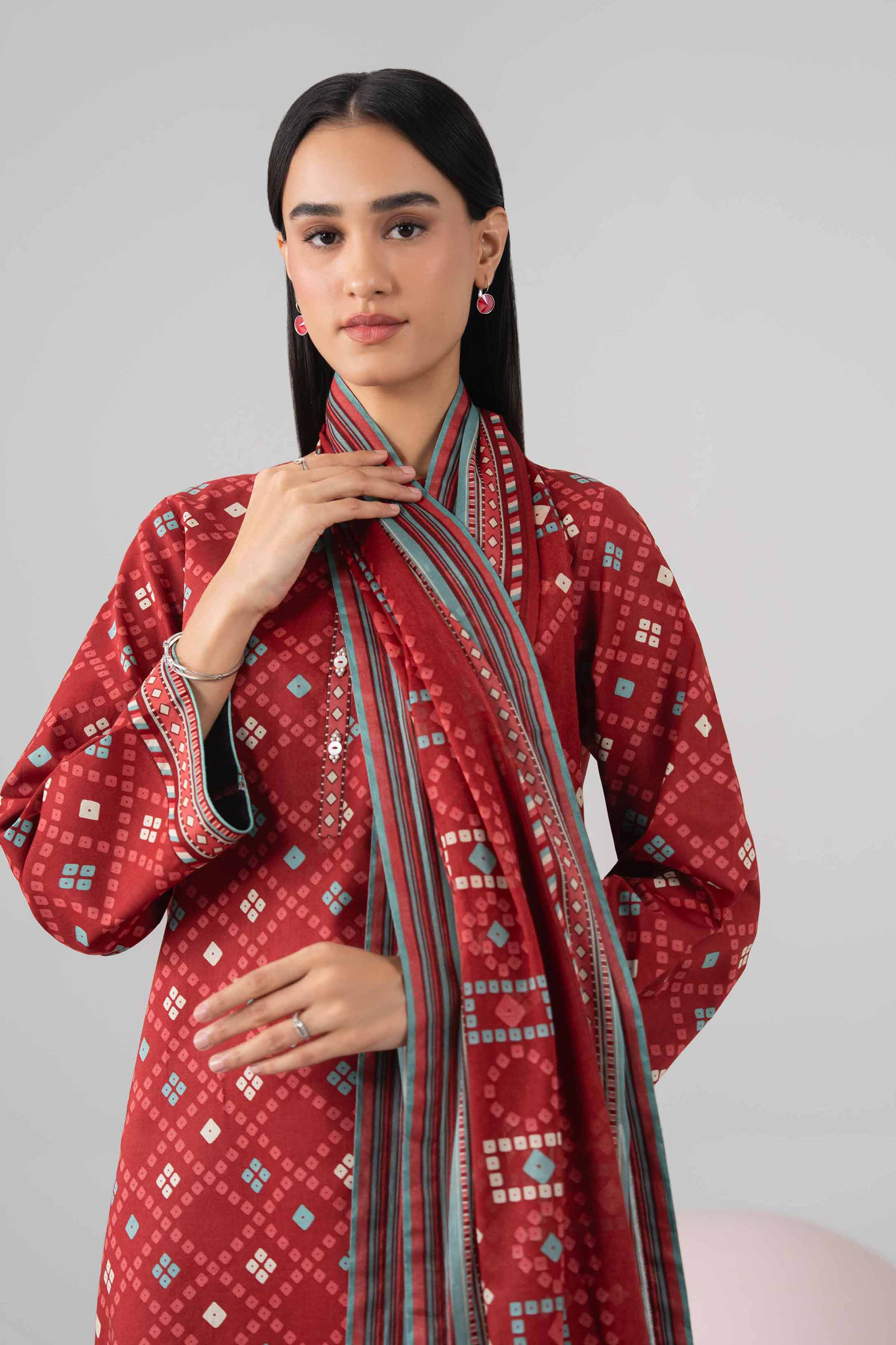 3 Piece - Printed Loose Fabric - 42602689 for Women - Freedom To Buy Collection | Nishat | Shop Online