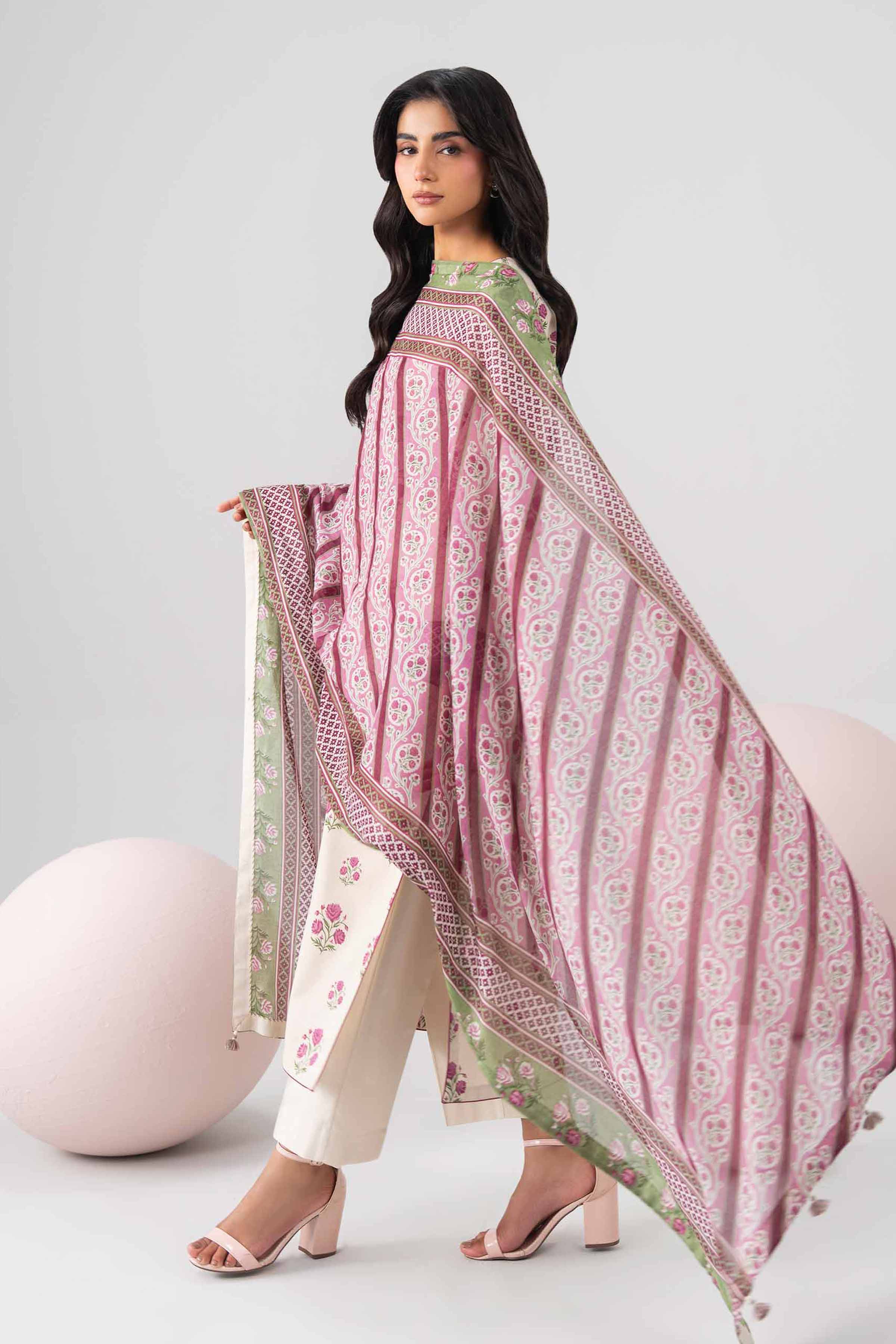 3 Piece - Printed Loose Fabric - 42602690 for Women - Freedom To Buy Collection | Nishat | Shop Online