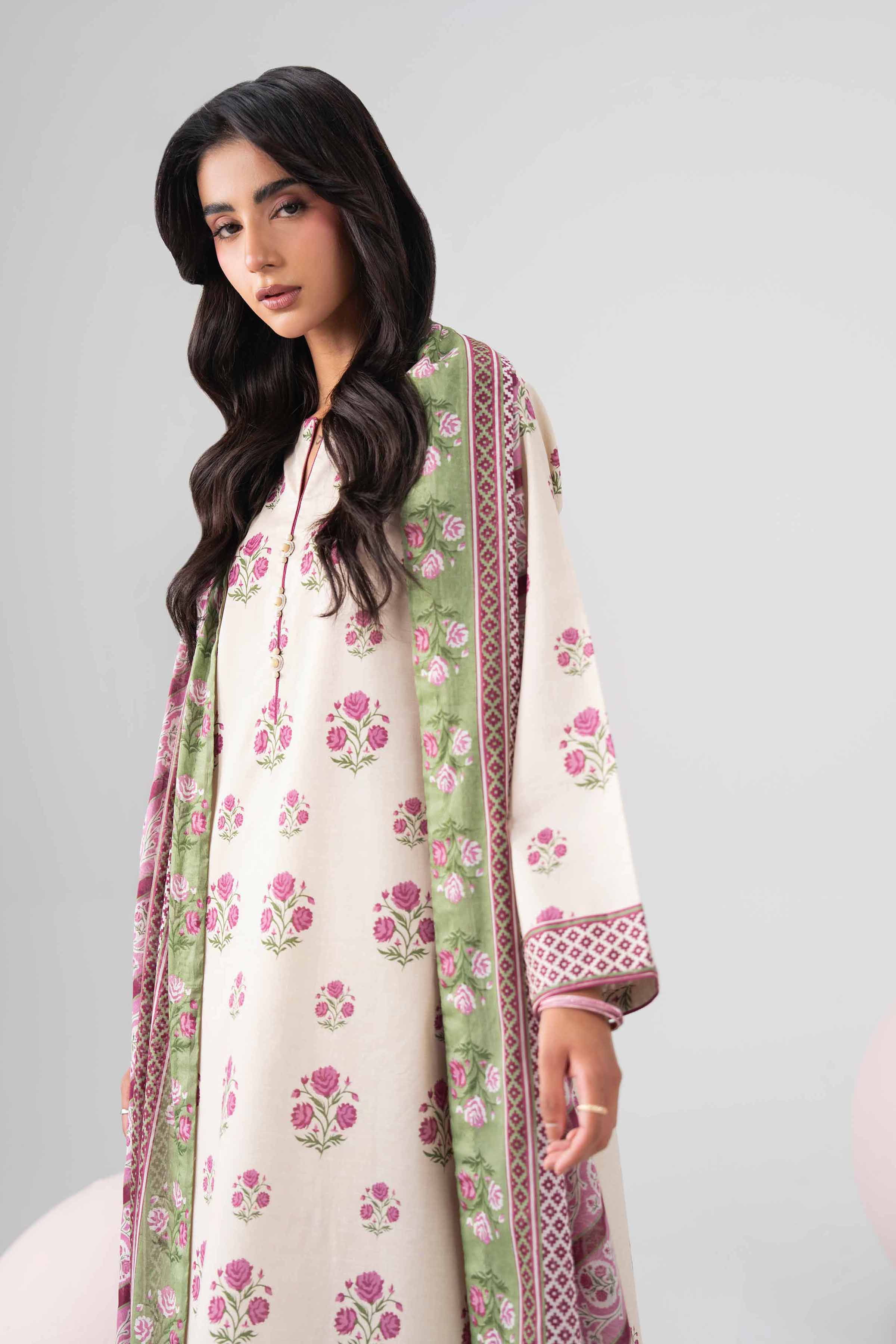 3 Piece - Printed Loose Fabric - 42602690 for Women - Freedom To Buy Collection | Nishat | Shop Online