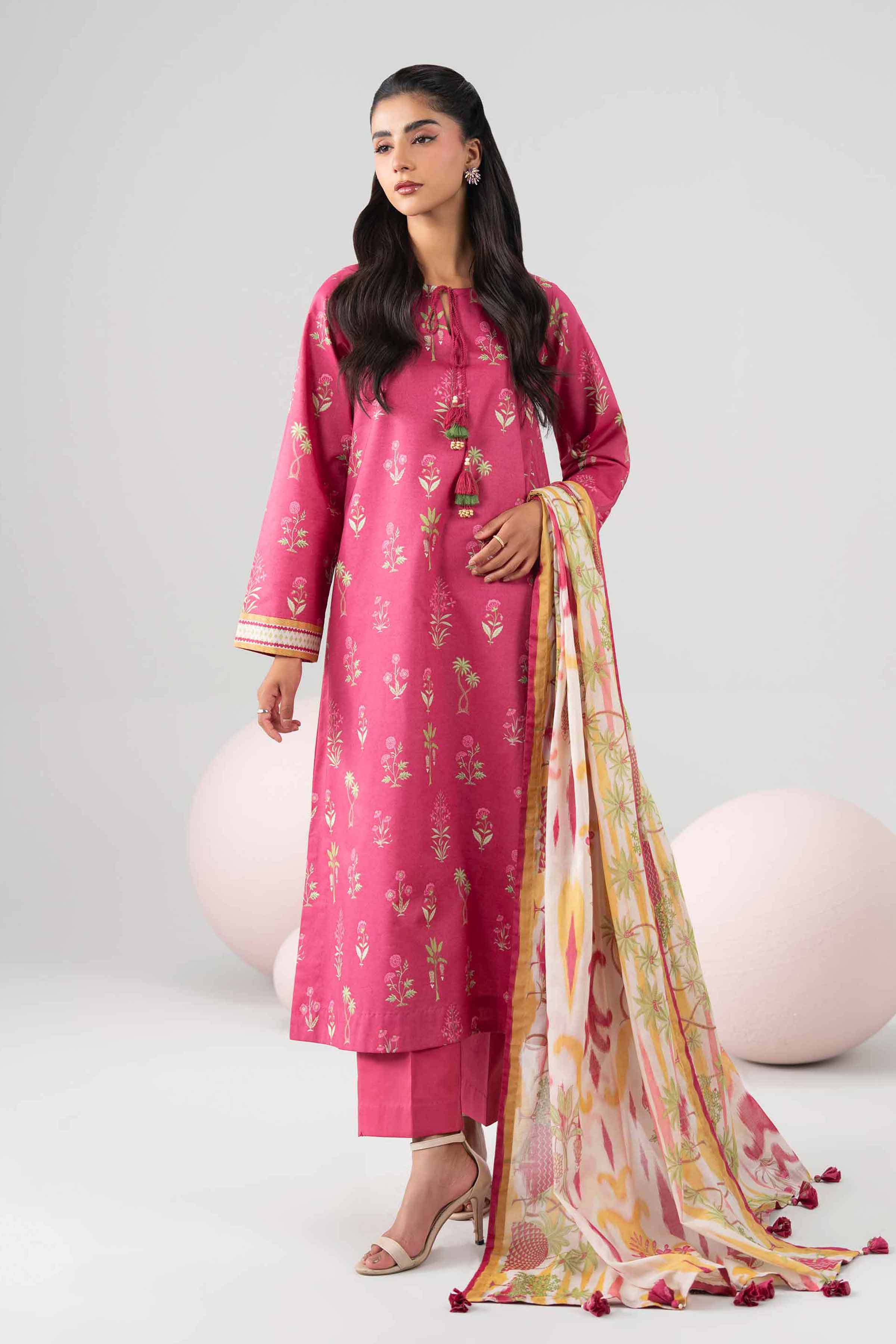 3 Piece - Printed Loose Fabric - 42602691 for Women - Freedom To Buy Collection | Nishat | Shop Online