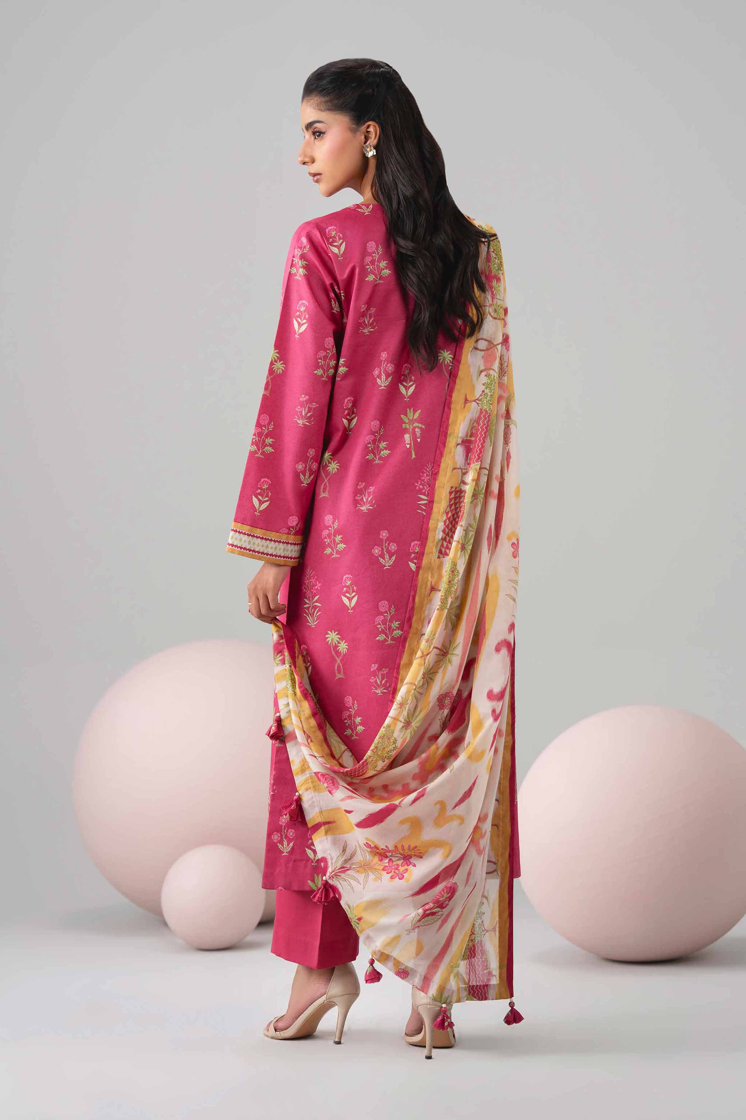 3 Piece - Printed Loose Fabric - 42602691 for Women - Freedom To Buy Collection | Nishat | Shop Online
