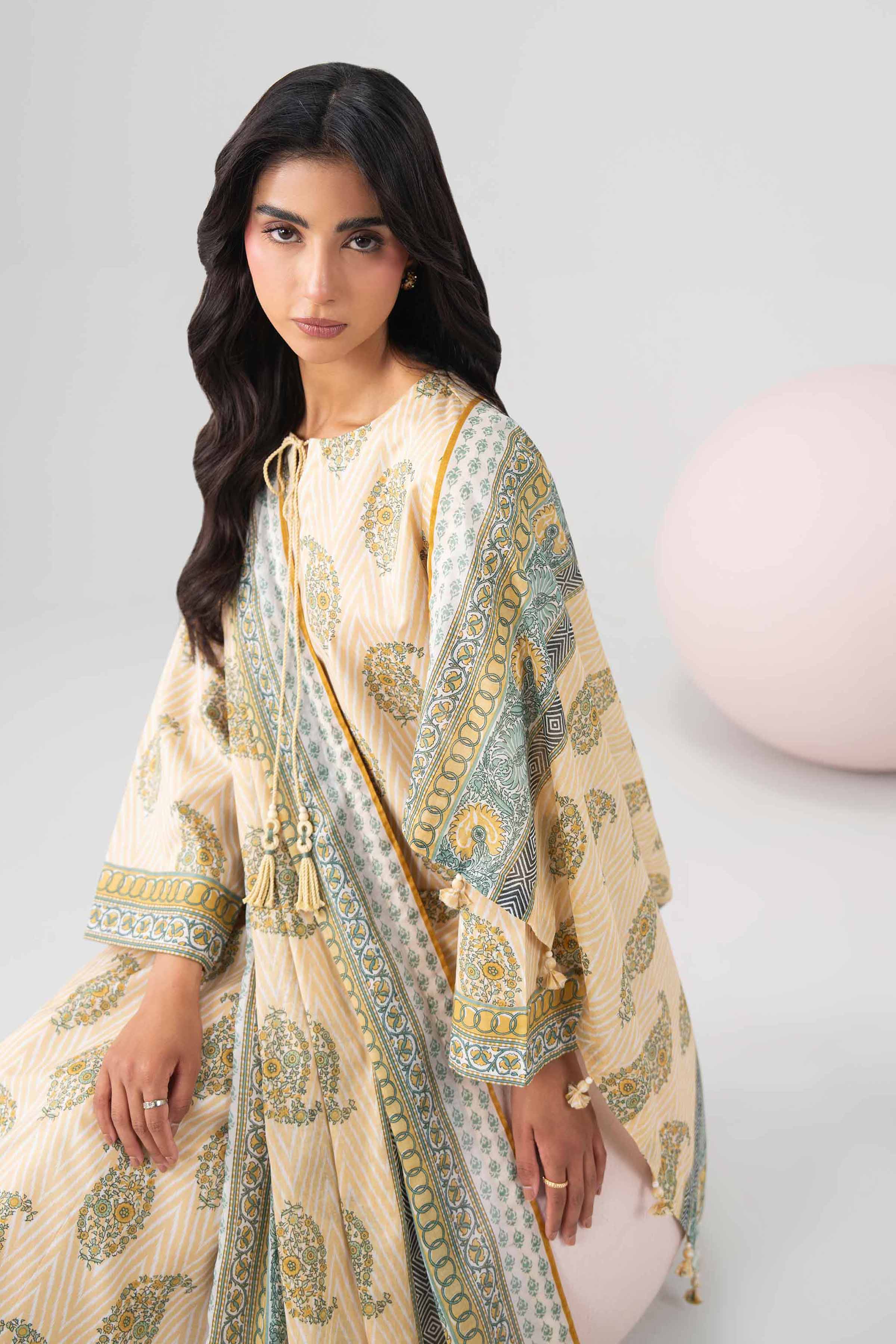 3 Piece - Printed Loose Fabric - 42602692 for Women - Freedom To Buy Collection | Nishat | Shop Online