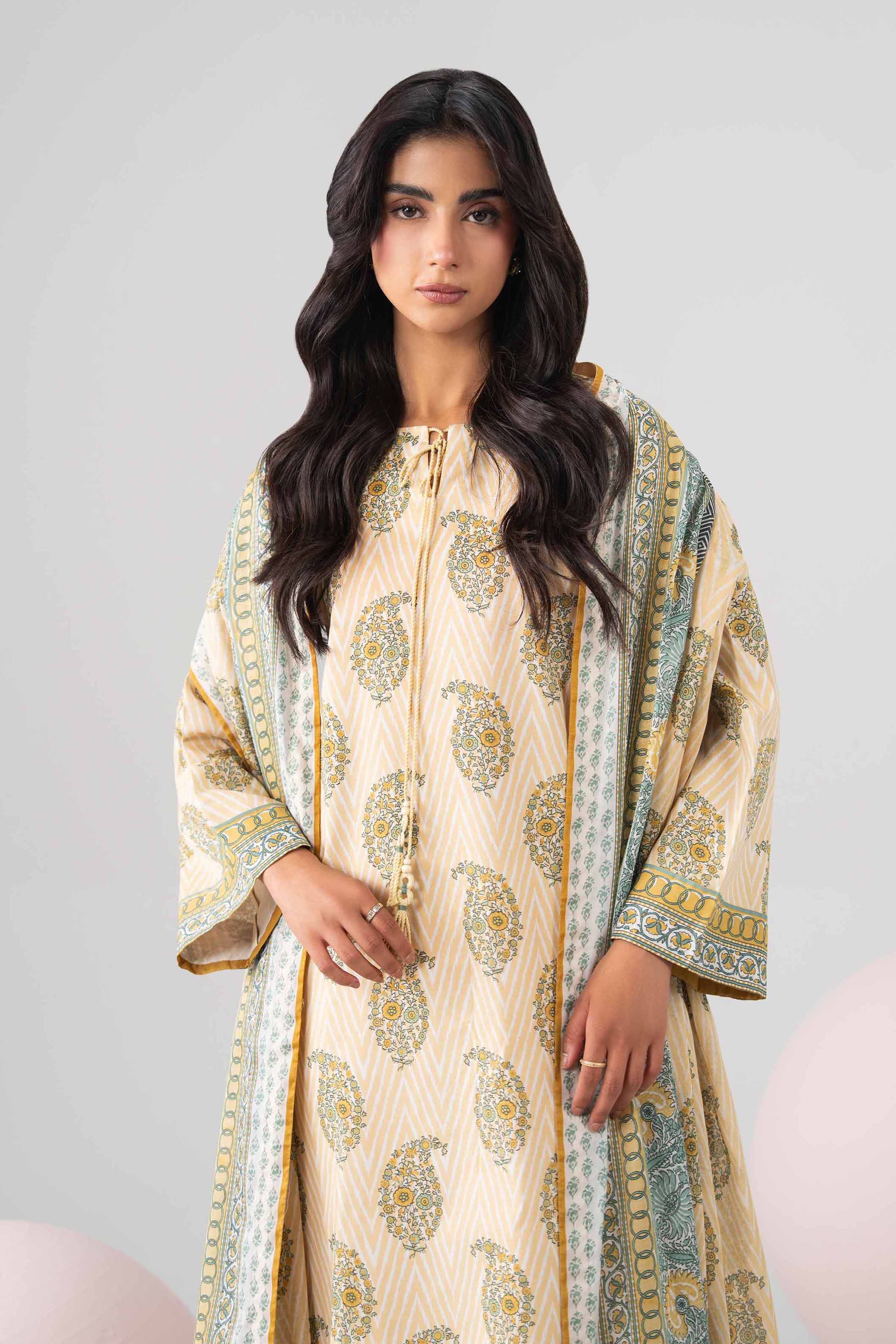 3 Piece - Printed Loose Fabric - 42602692 for Women - Freedom To Buy Collection | Nishat | Shop Online