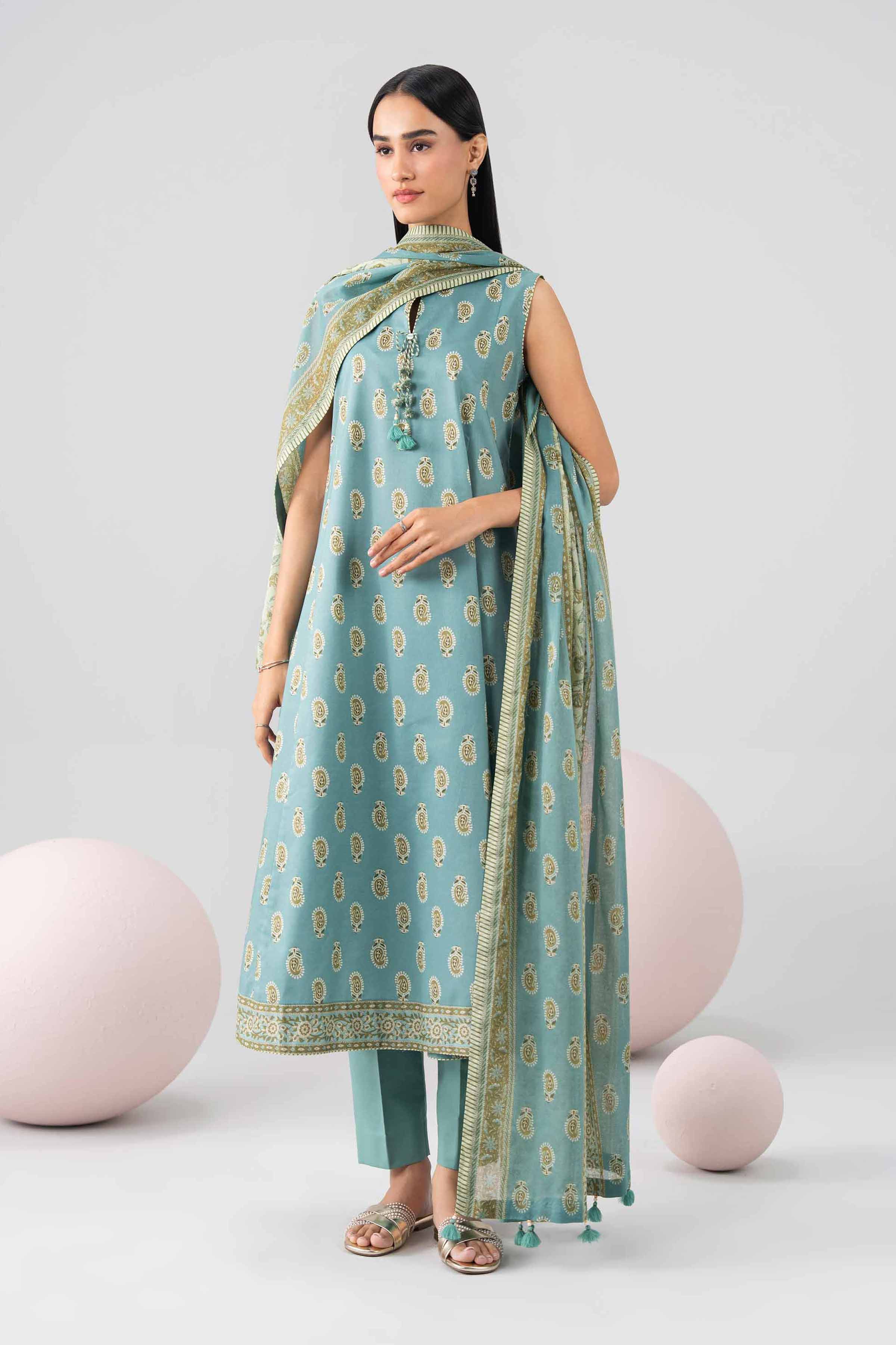3 Piece - Printed Loose Fabric - 42602693 for Women - Freedom To Buy Collection | Nishat | Shop Online