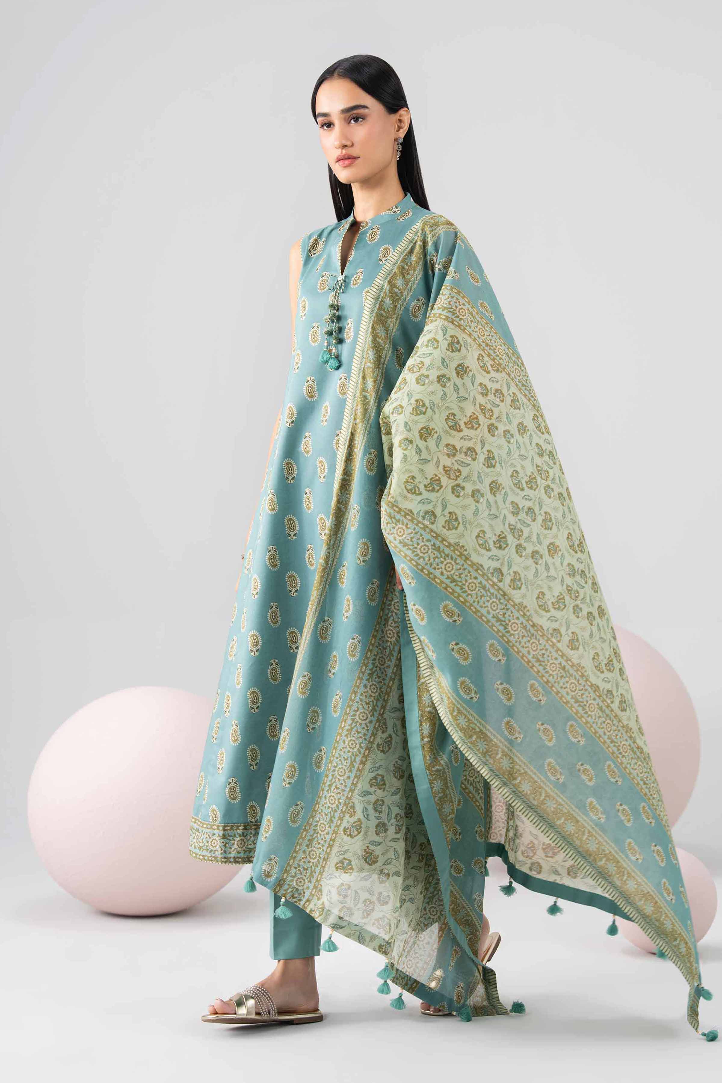 3 Piece - Printed Loose Fabric - 42602693 for Women - Freedom To Buy Collection | Nishat | Shop Online