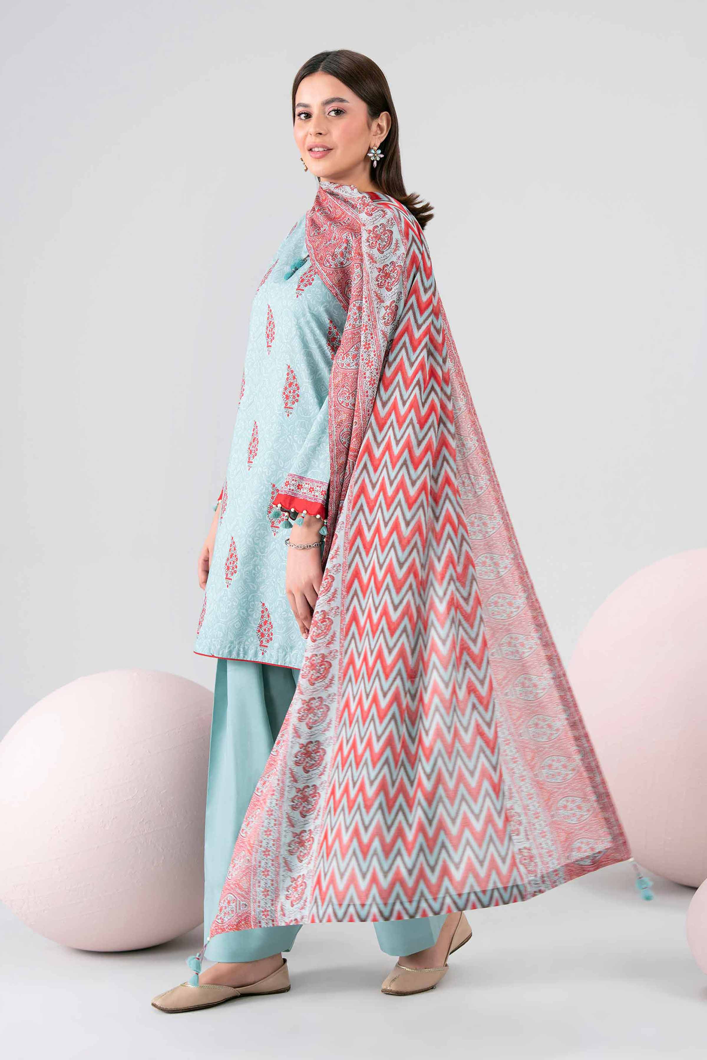 3 Piece - Printed Loose Fabric - 42602694 for Women - Freedom To Buy Collection | Nishat | Shop Online