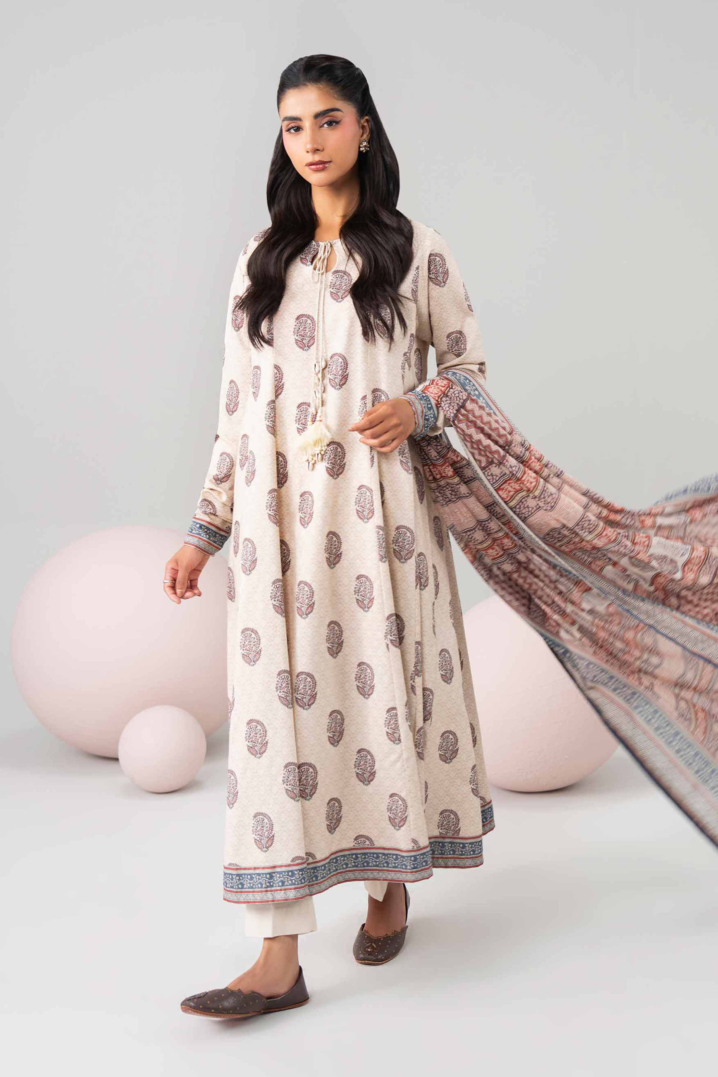 3 Piece - Printed Loose Fabric - 42602695 for Women - Freedom To Buy Collection | Nishat | Shop Online