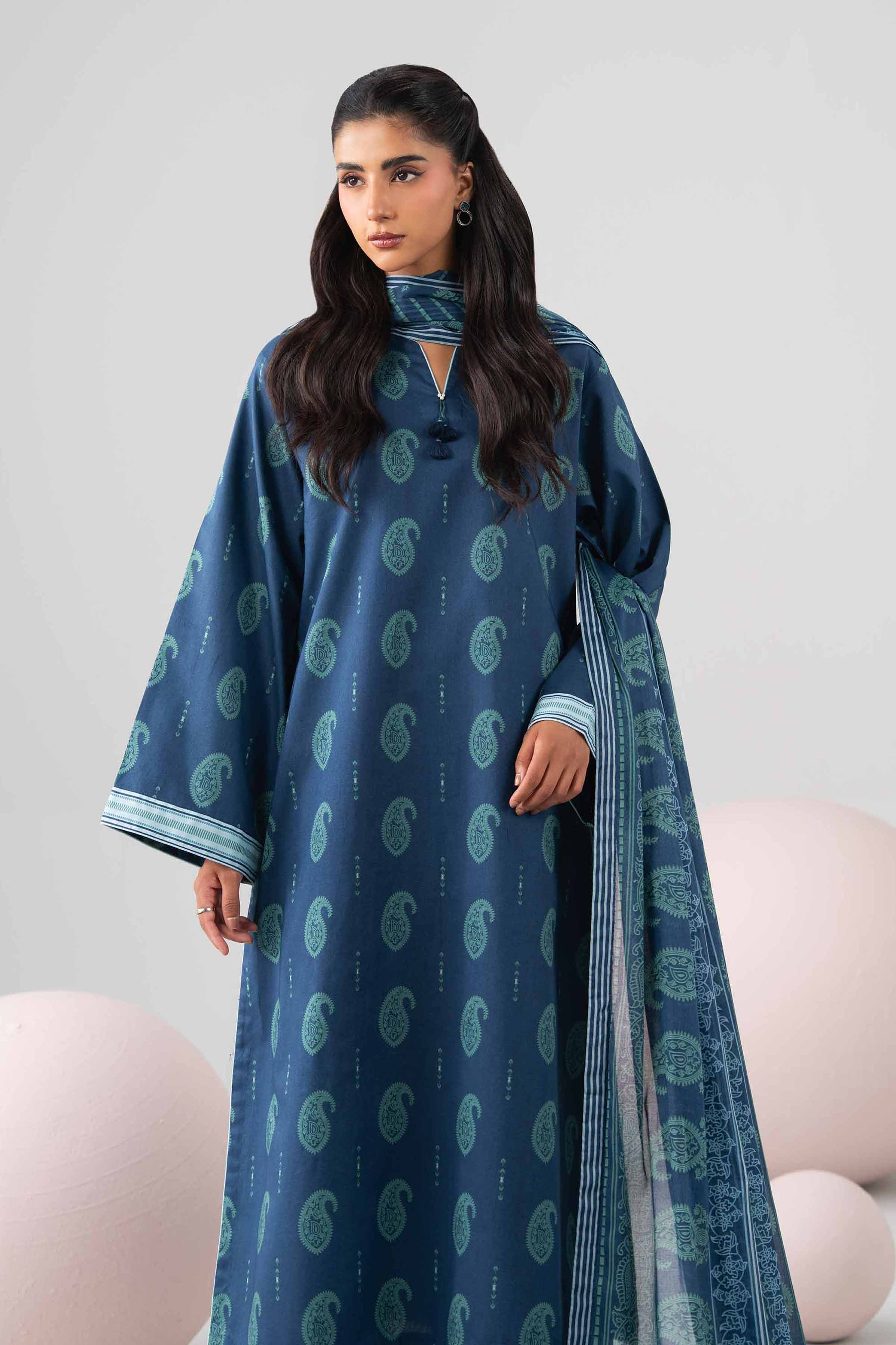 3 Piece - Printed Loose Fabric - 42602698 for Women - Freedom To Buy Collection | Nishat | Shop Online