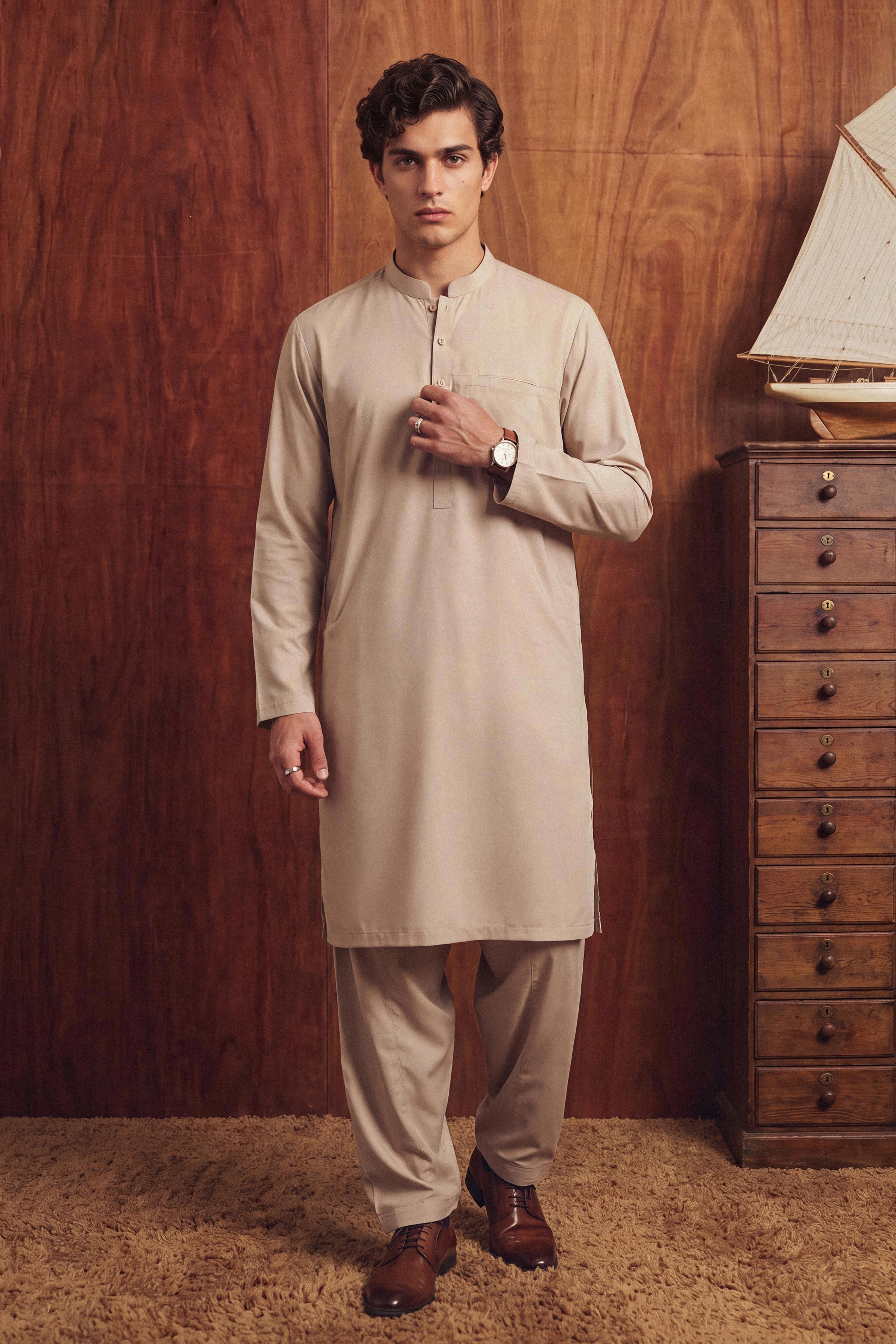 2 Piece - Naqsh Suit With Box - 42608078 - for Men - Men Collection | Nishat | Shop Online