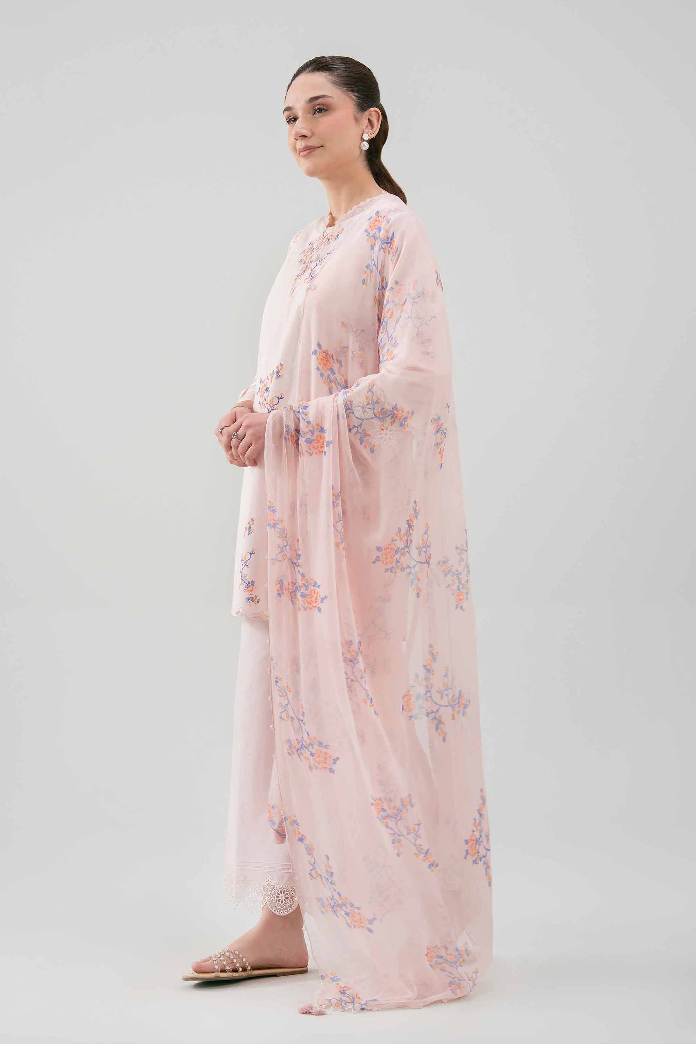3 Piece - Printed Embroidered Suit - 42619108 for Women - Unstitched Collection | Nishat | Shop Online