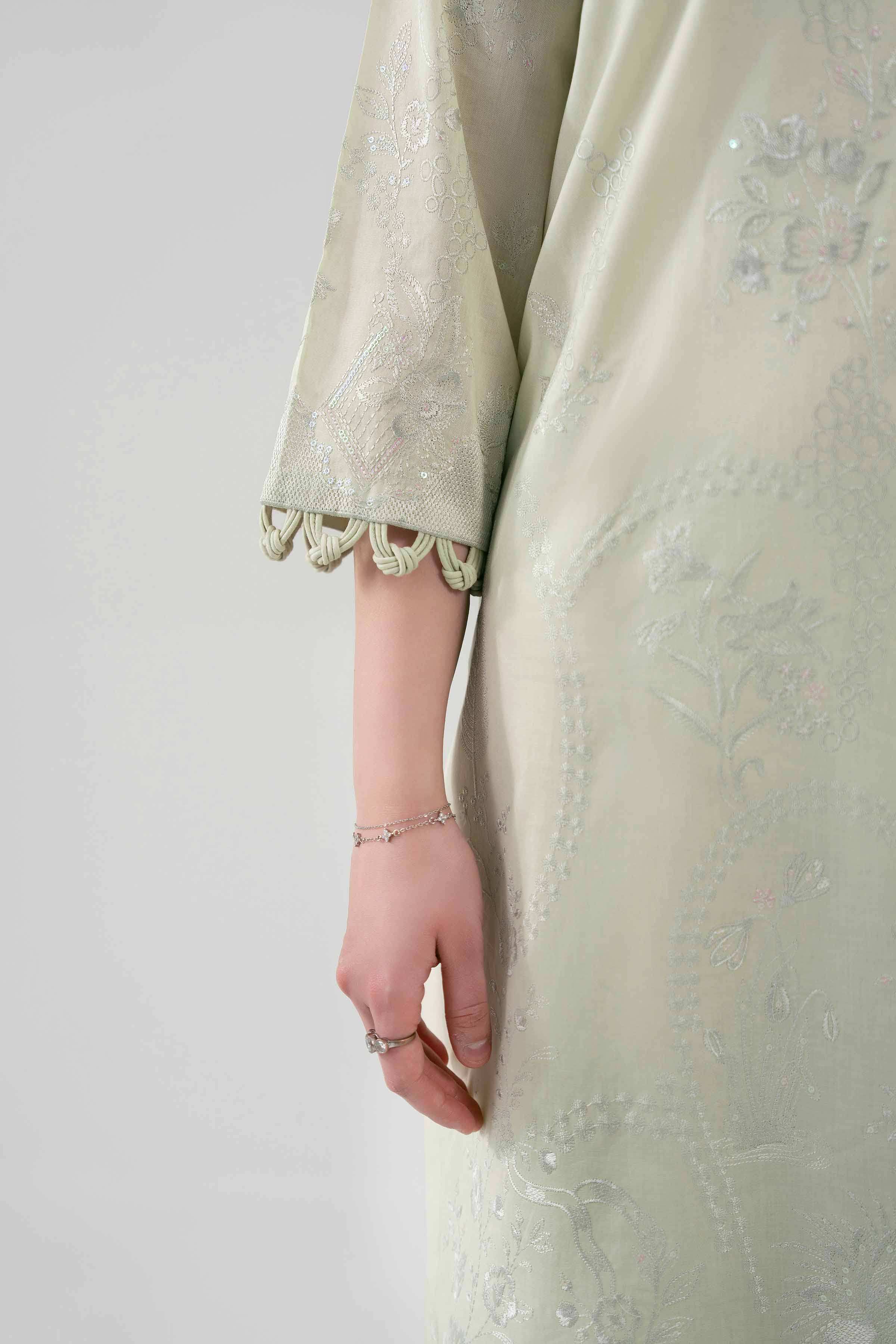 3 Piece - Digital Printed Embroidered Suit - 42619515