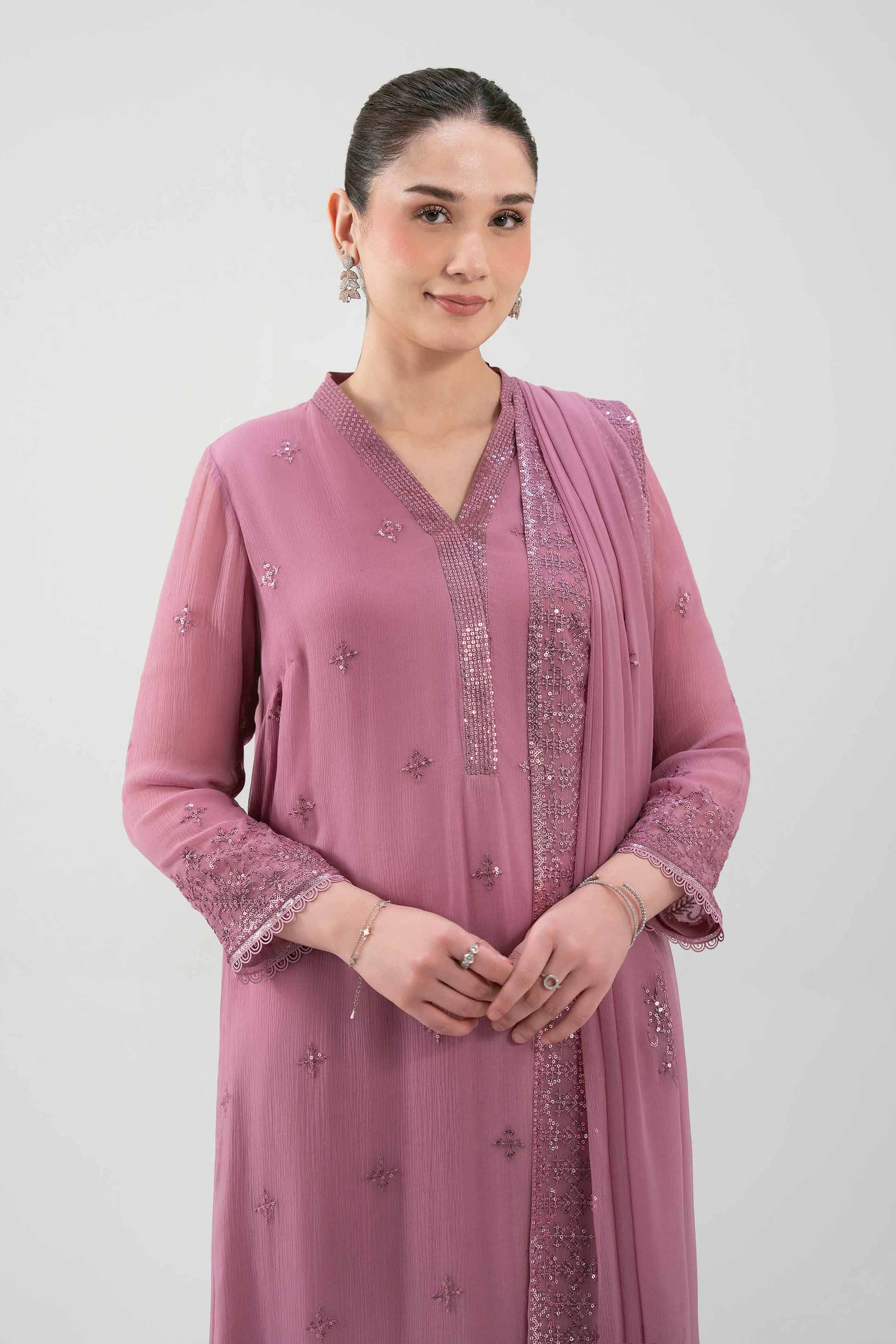 3 Piece - Embroidered Suit - 42619522 for Women - Unstitched Collection | Nishat | Shop Online