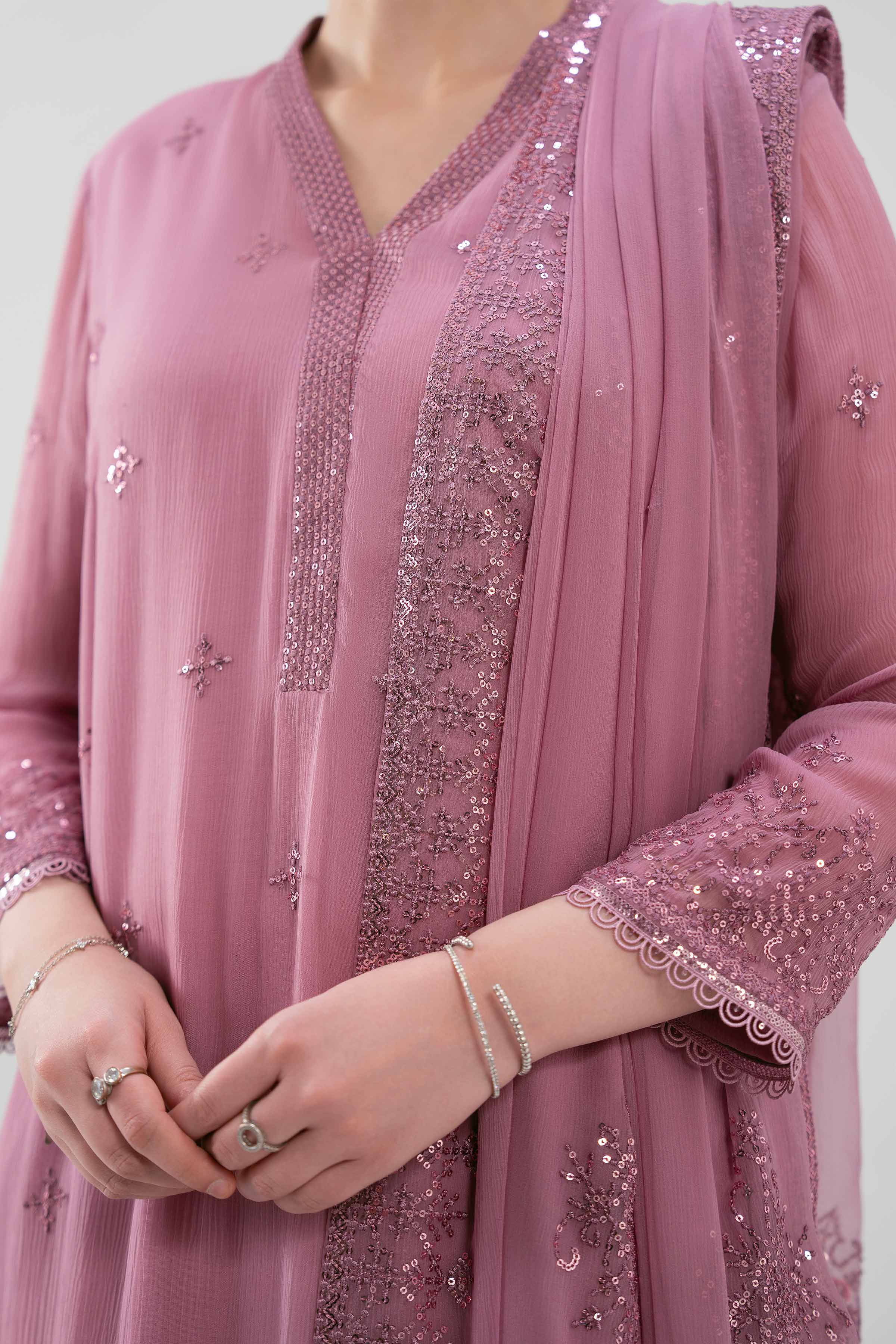 3 Piece - Embroidered Suit - 42619522 for Women - Unstitched Collection | Nishat | Shop Online