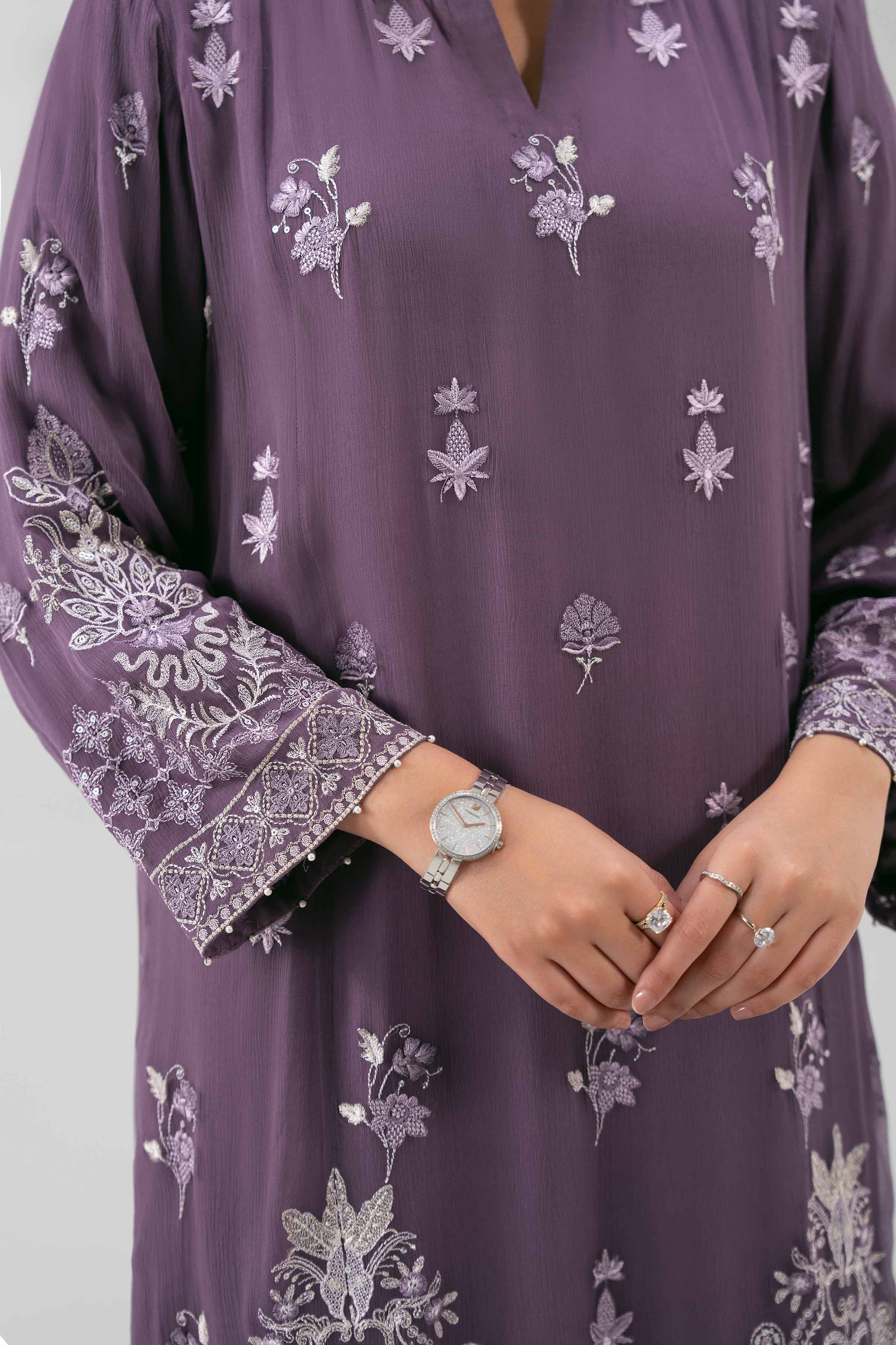 3 Piece - Embroidered Suit - 42619523