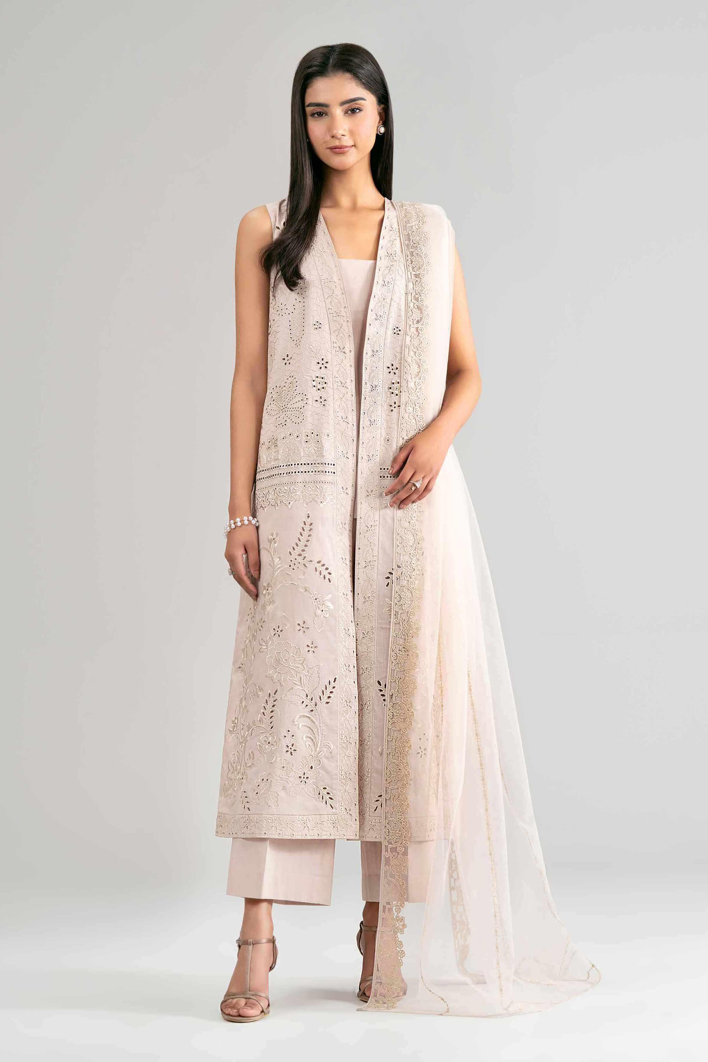3 Piece - Embroidered Suit - 42619530