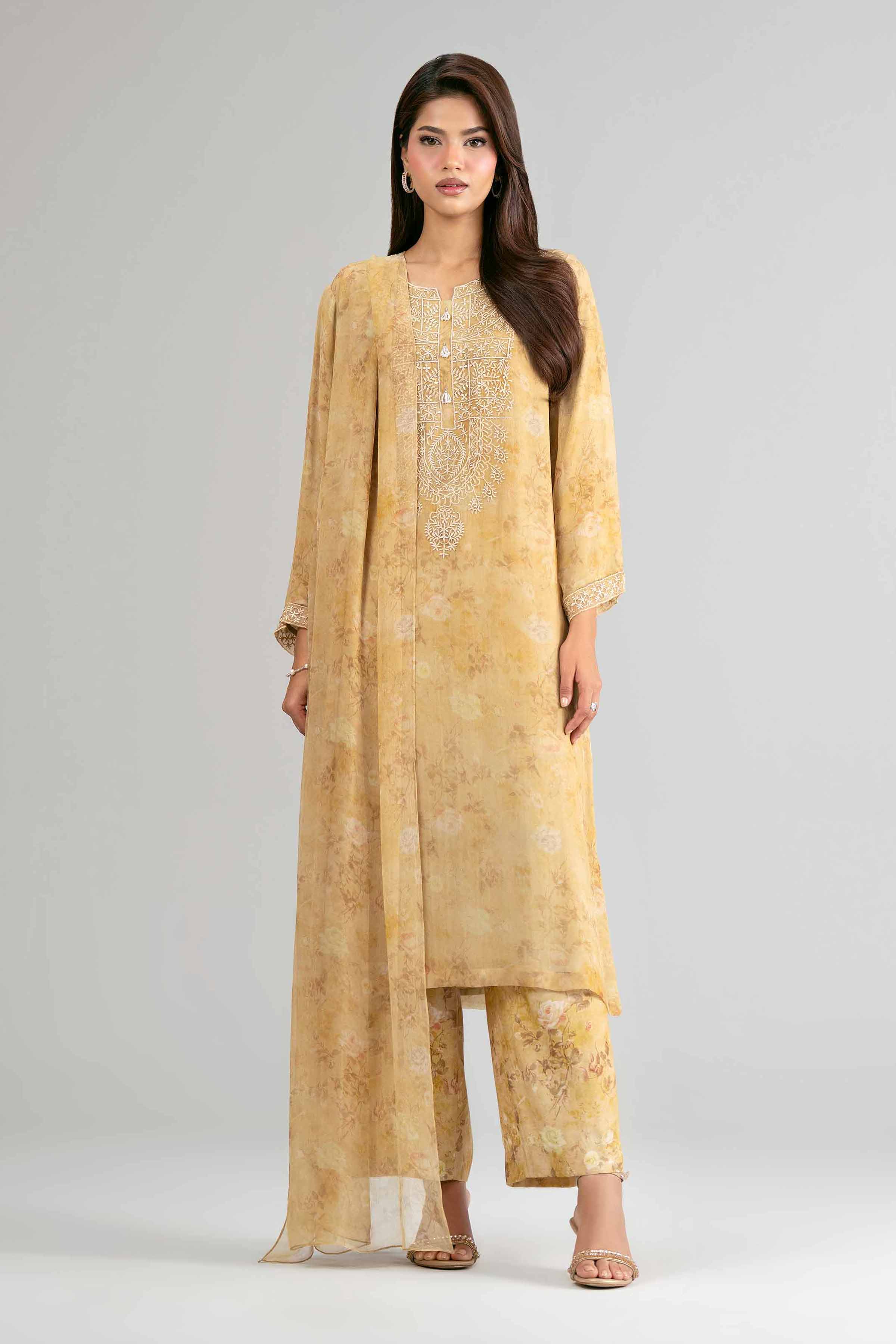 3 Piece - Digital Printed Embroidered Suit - 42619532 for Women - Unstitched Collection | Nishat | Shop Online