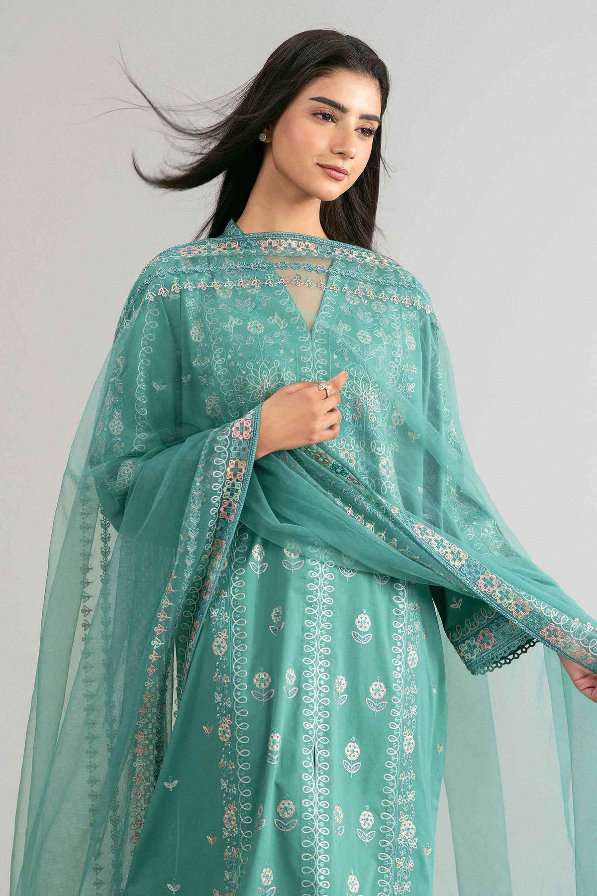 3 Piece - Embroidered Suit - 42619533