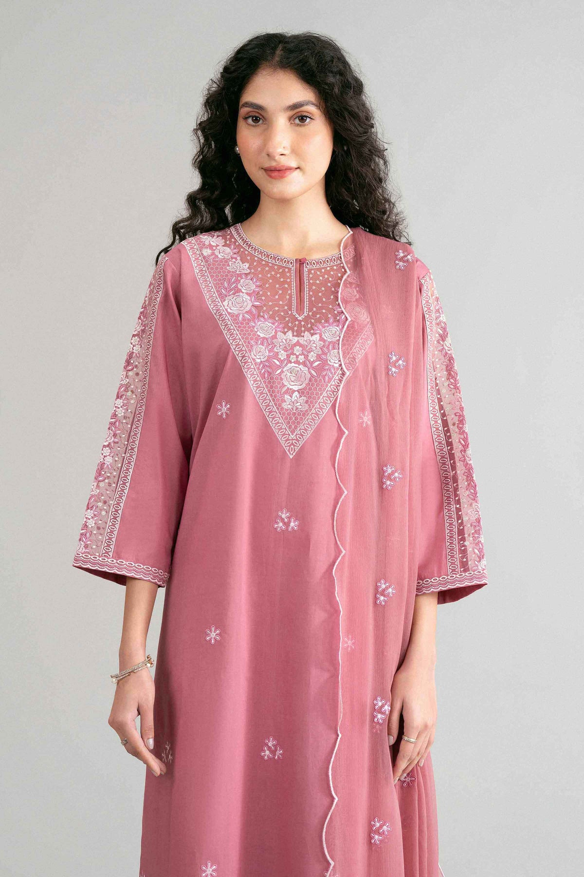 3 Piece - Embroidered Suit - 42619534