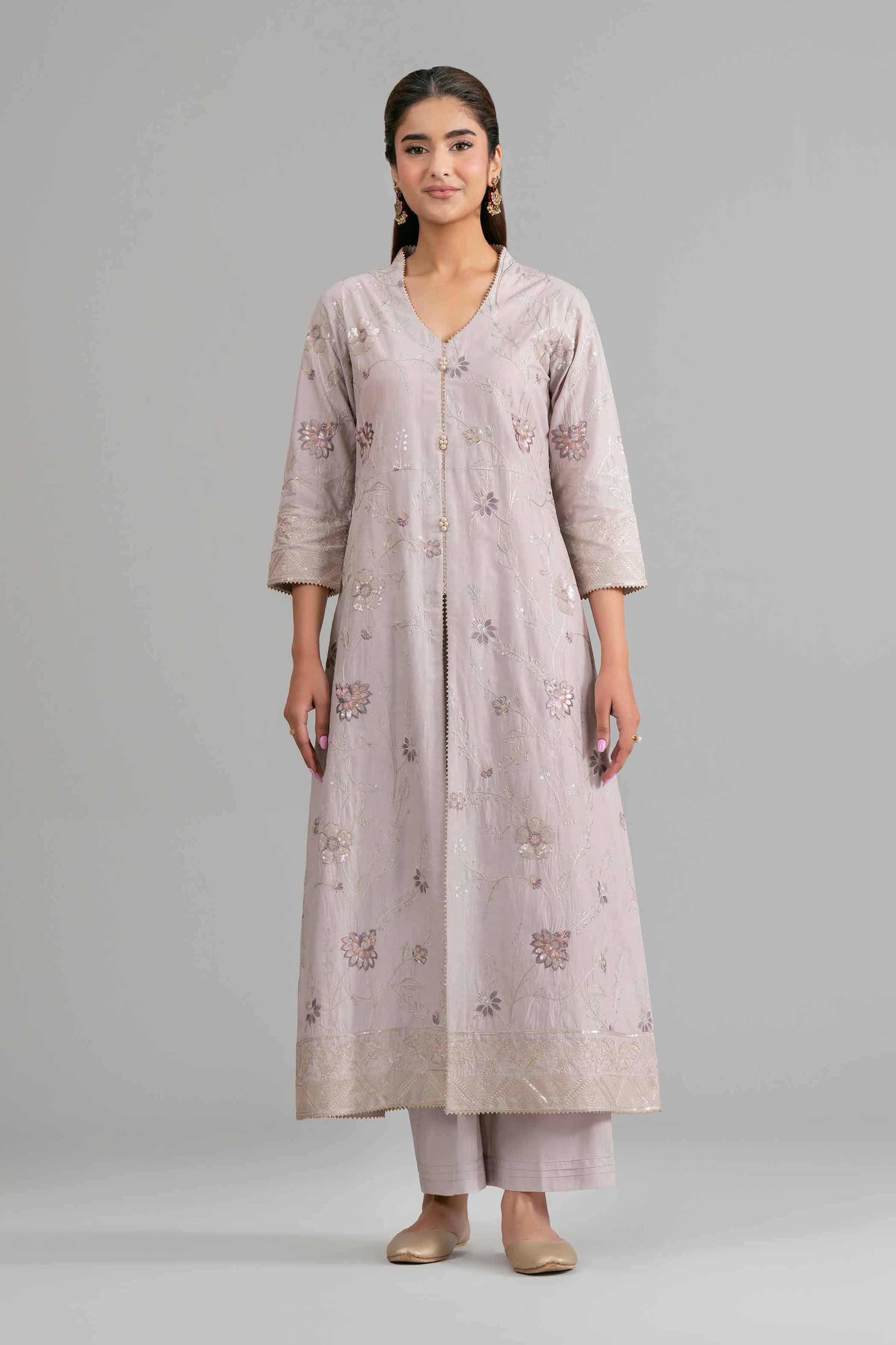 2 Piece - Printed Suit - 42619933 for Women - Unstitched Collection | Nishat | Shop Online