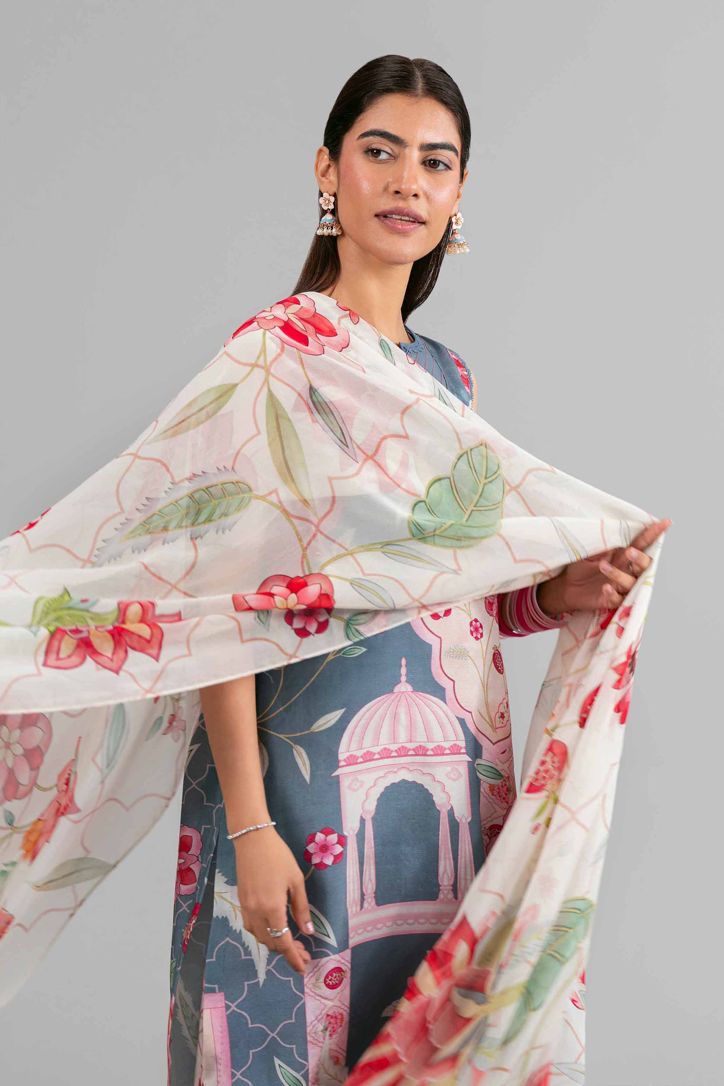 3 Piece - Printed Loose Fabric - 42619939 for Women - Freedom To Buy Collection | Nishat | Shop Online